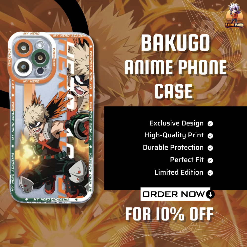 shop and buy my hero academia bakugo phone case for iphone