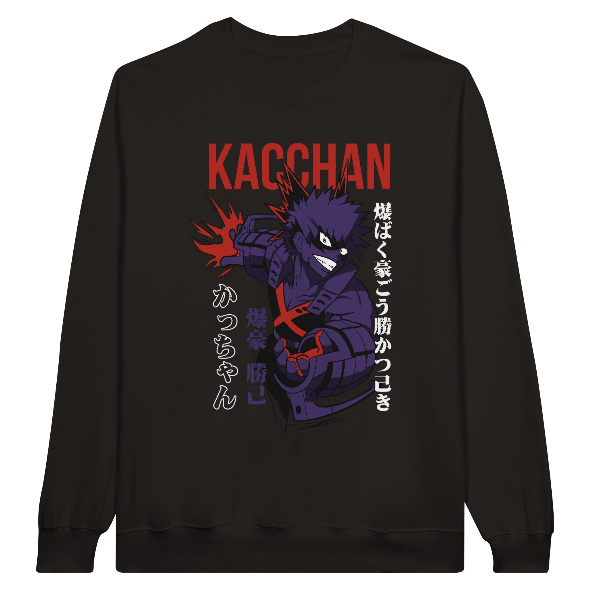 shop and buy my hero academia anime clothing bakugo sweatshirt/longsleeve/jumper