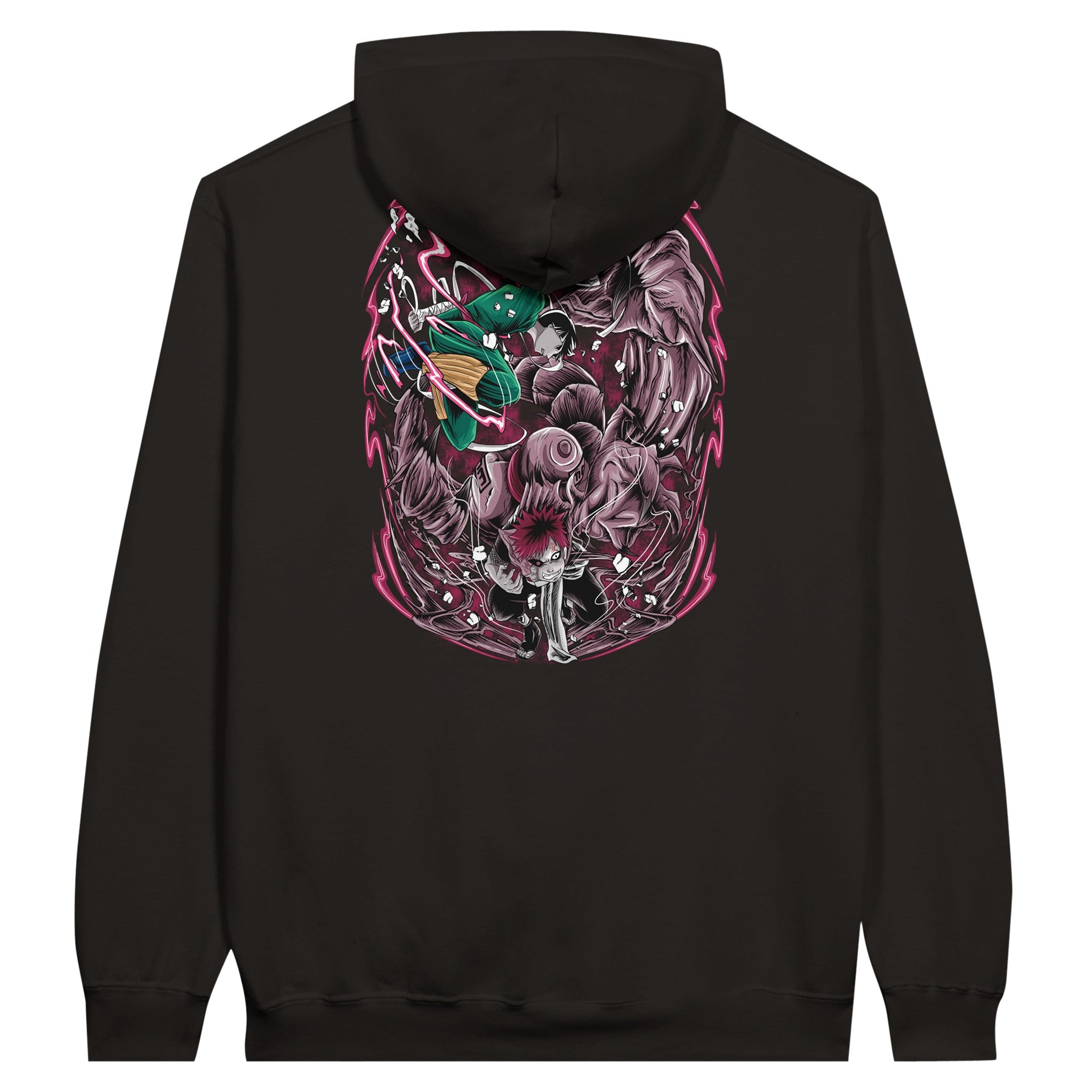 shop and buy naruto anime clothing gaara vs rock lee hoodie