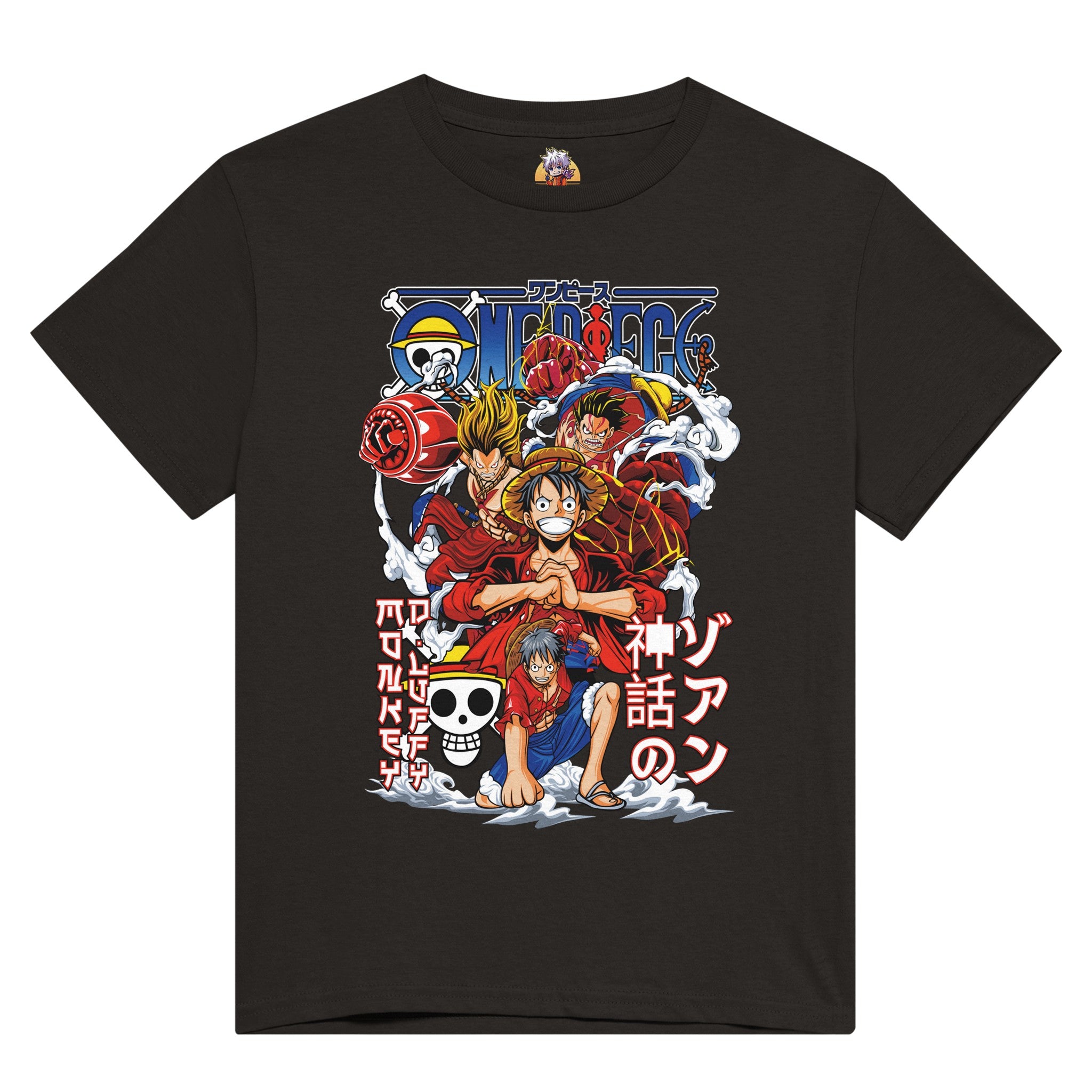 shop and buy one piece anime clothing t-shirt luffy