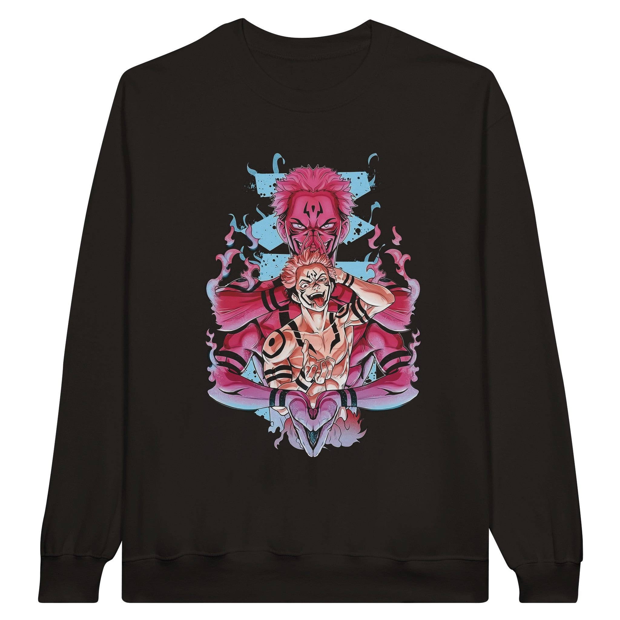 shop and buy jujutsu kaisen sukuna anime clothing sweatshirt/jumper/longsleeve