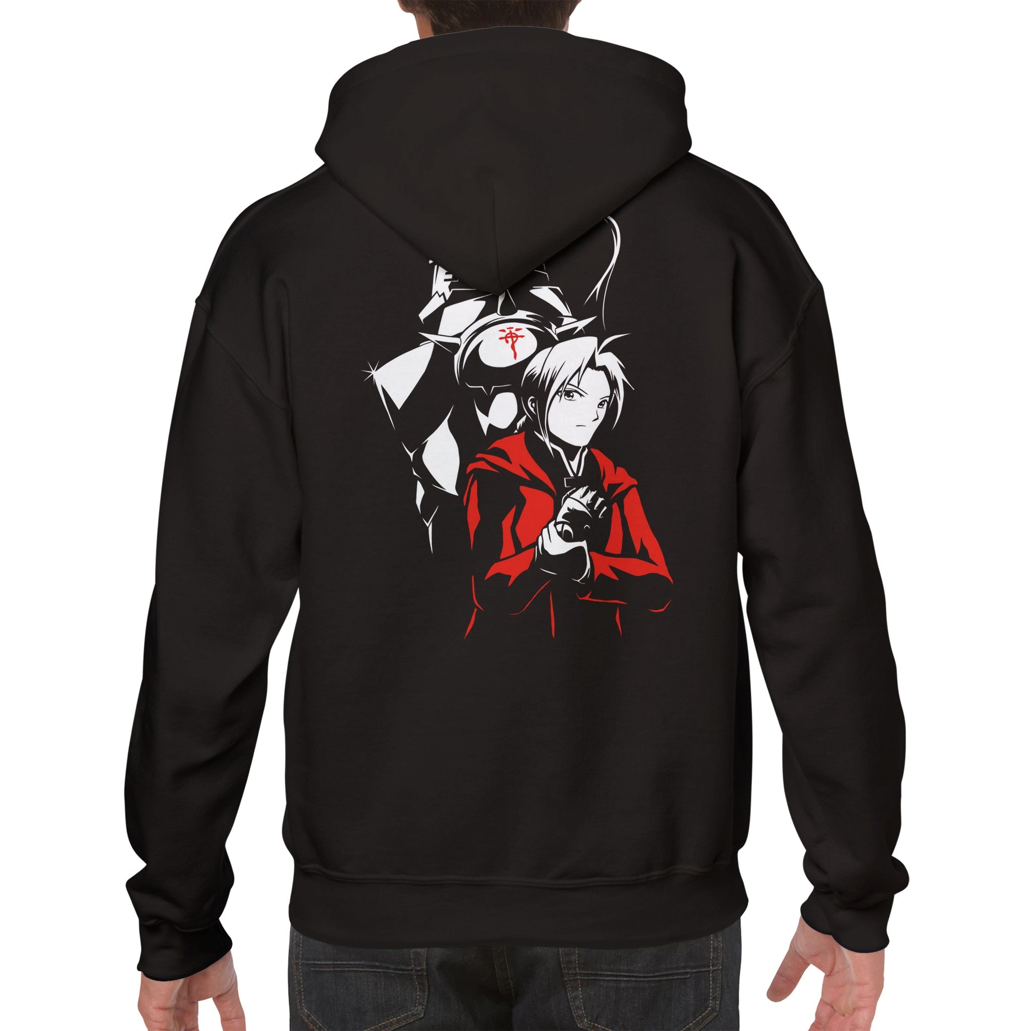 shop and buy fullmetal alchemist anime clothing edward elric alphonse hoodie