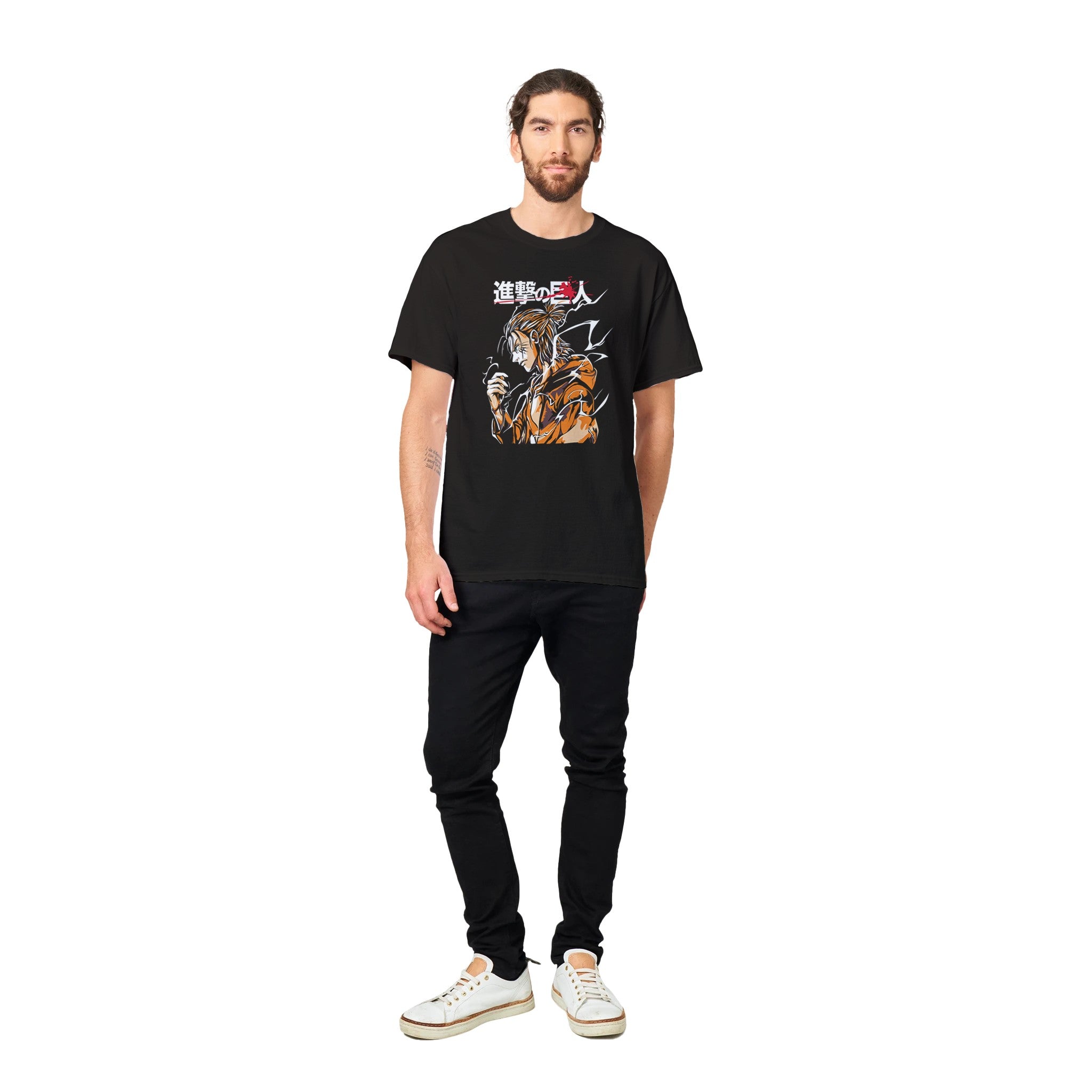 shop and buy attack on titan anime clothing eren yeager t-shirt