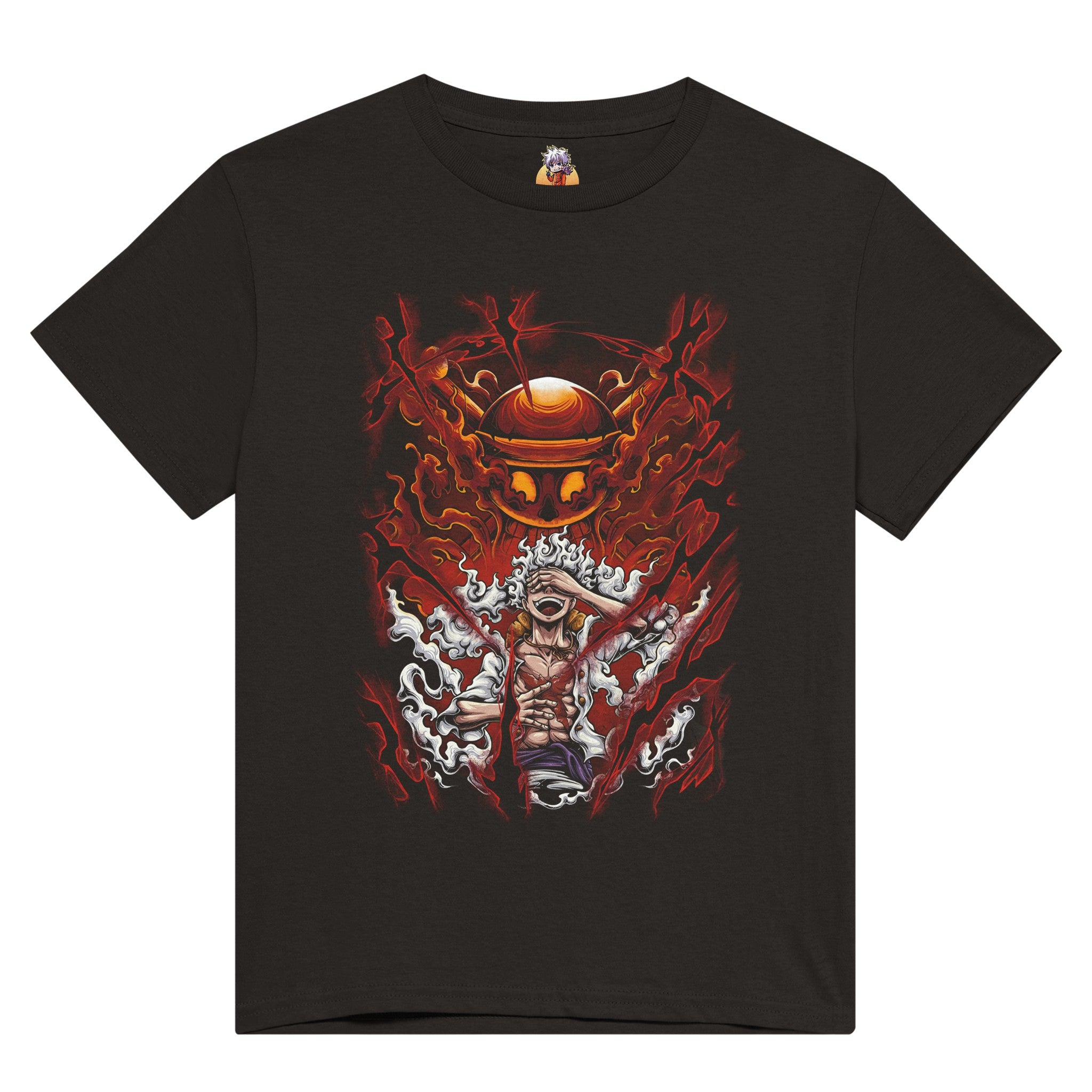 shop and buy one piece luffy gear 5 anime t-shirt