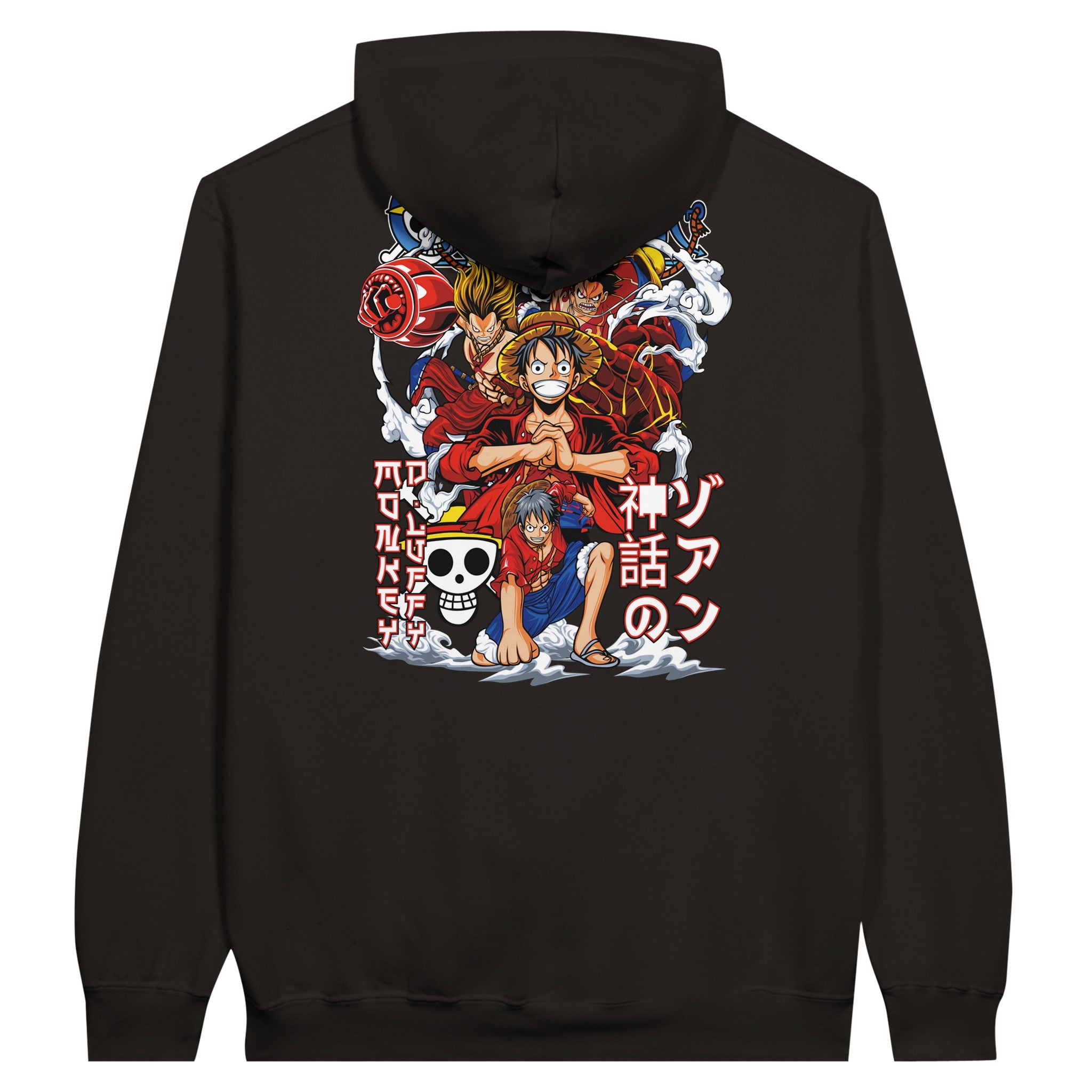 shop and buy one piece anime clothing hoodie luffy