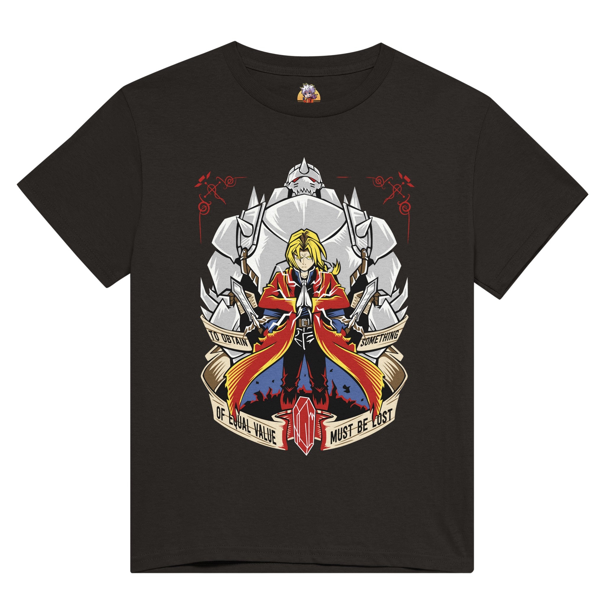 shop and buy fullmetal alchemist anime clothing edward elric and alponse t-shirt