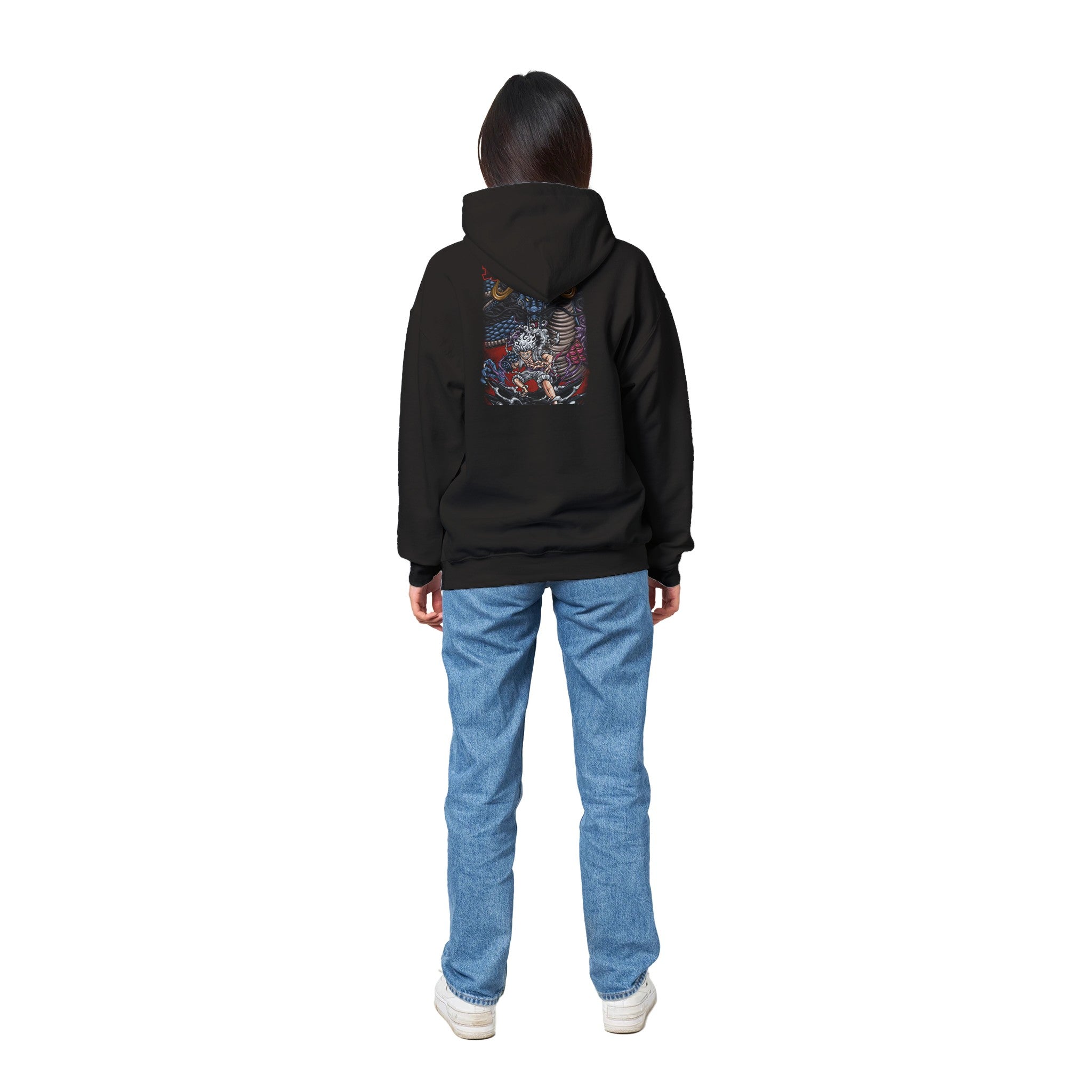 shop and buy one piece luffy and kaido anime clothing hoodie