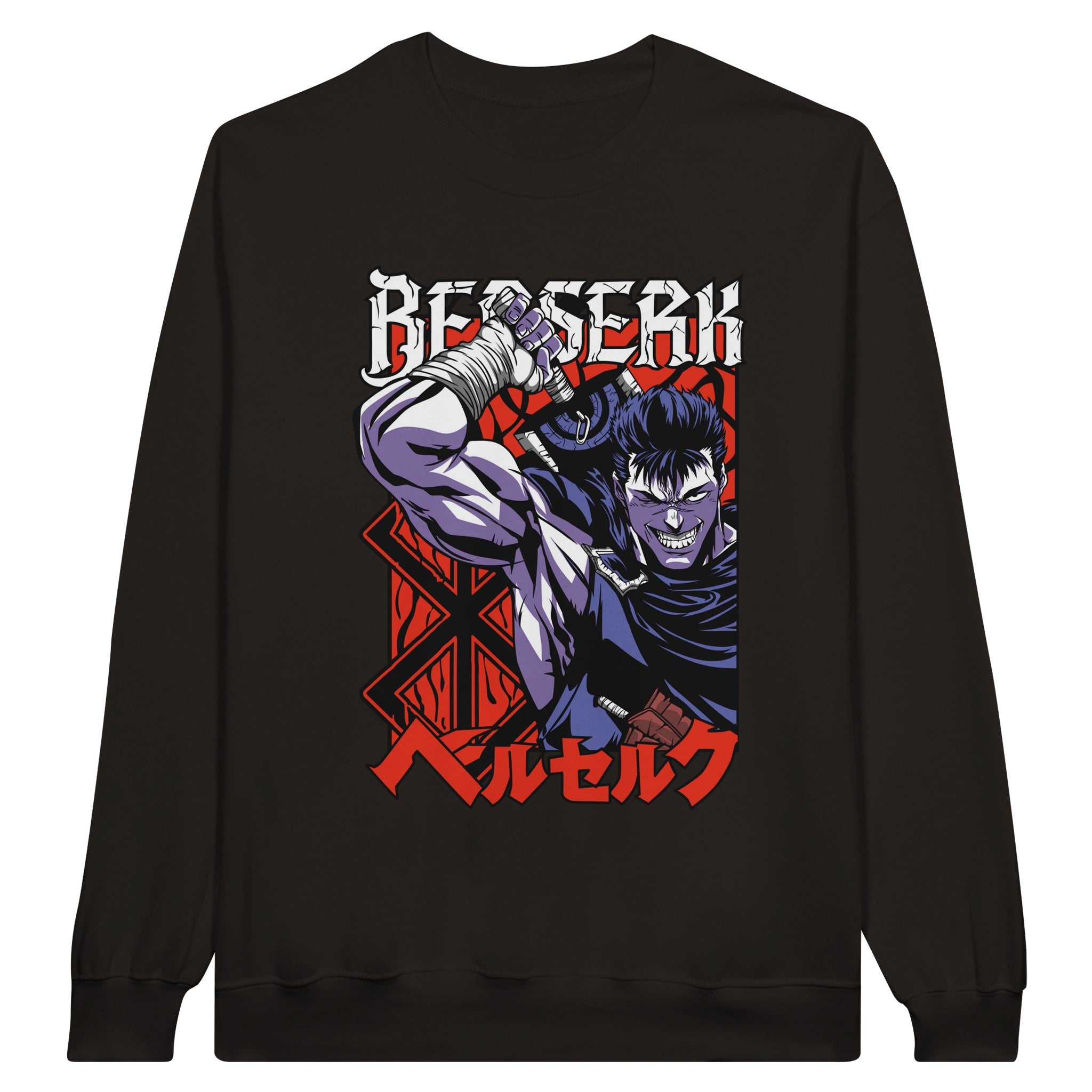 shop and buy berserk anime clothing guts sweatshirt/longsleeve/jumper