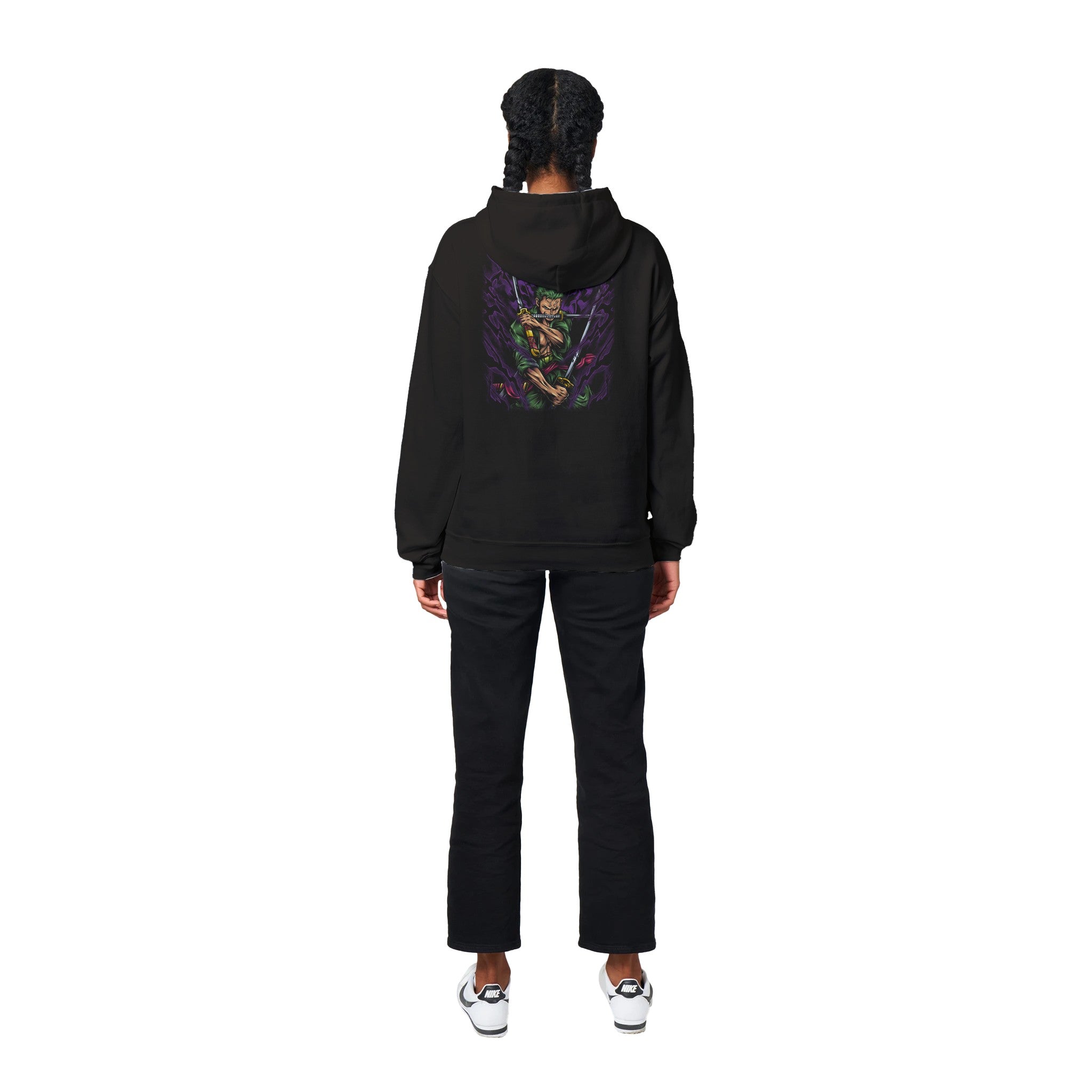 shop and buy One Piece Zoro anime clothing hoodie