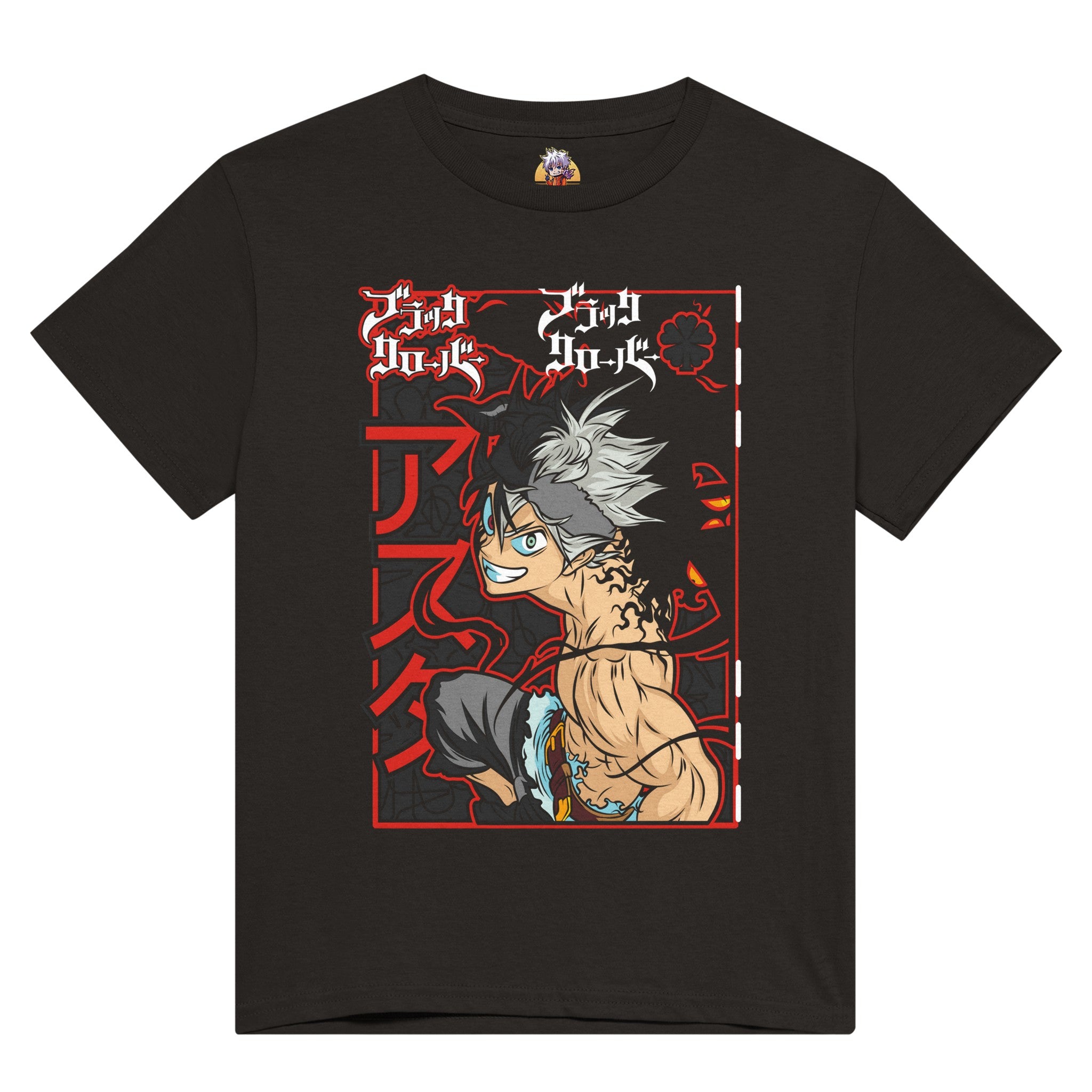 shop and buy black clover anime clothing t-shirt asta