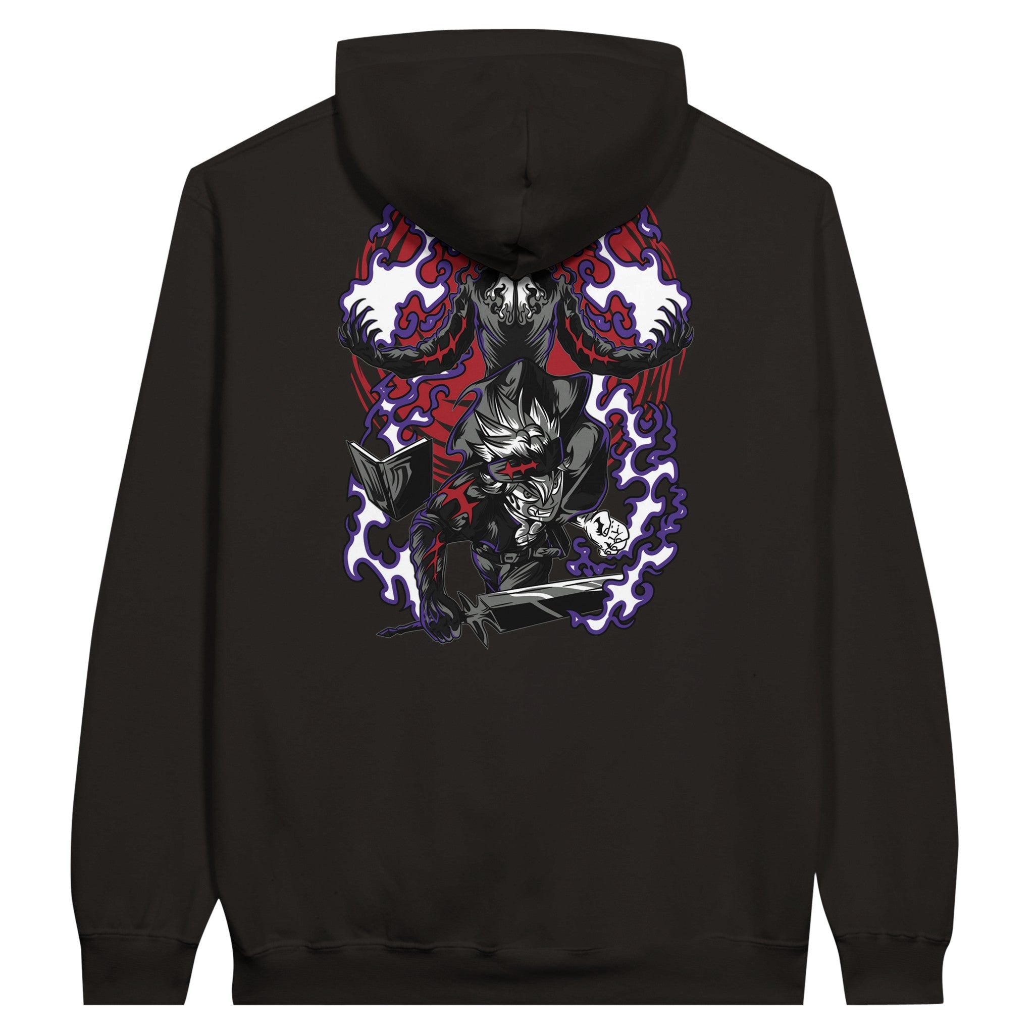 shop and buy black clover anime clothing asta hoodie