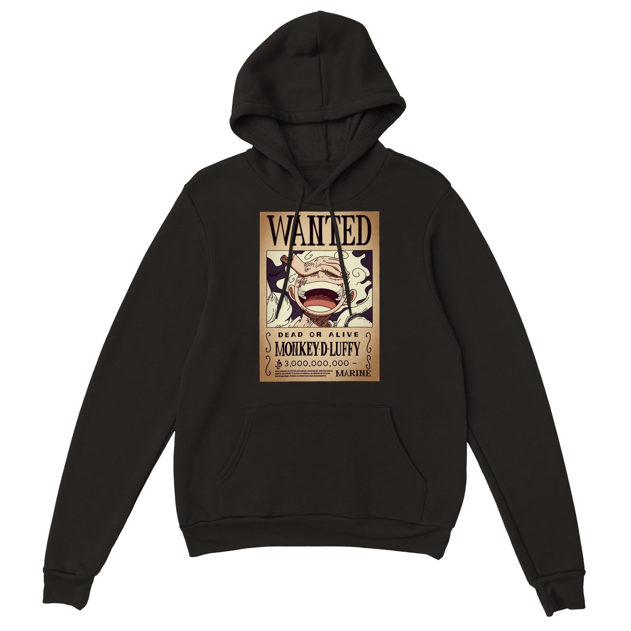 One Piece | Luffy Wanted | Anime Hoodie (Unisex)