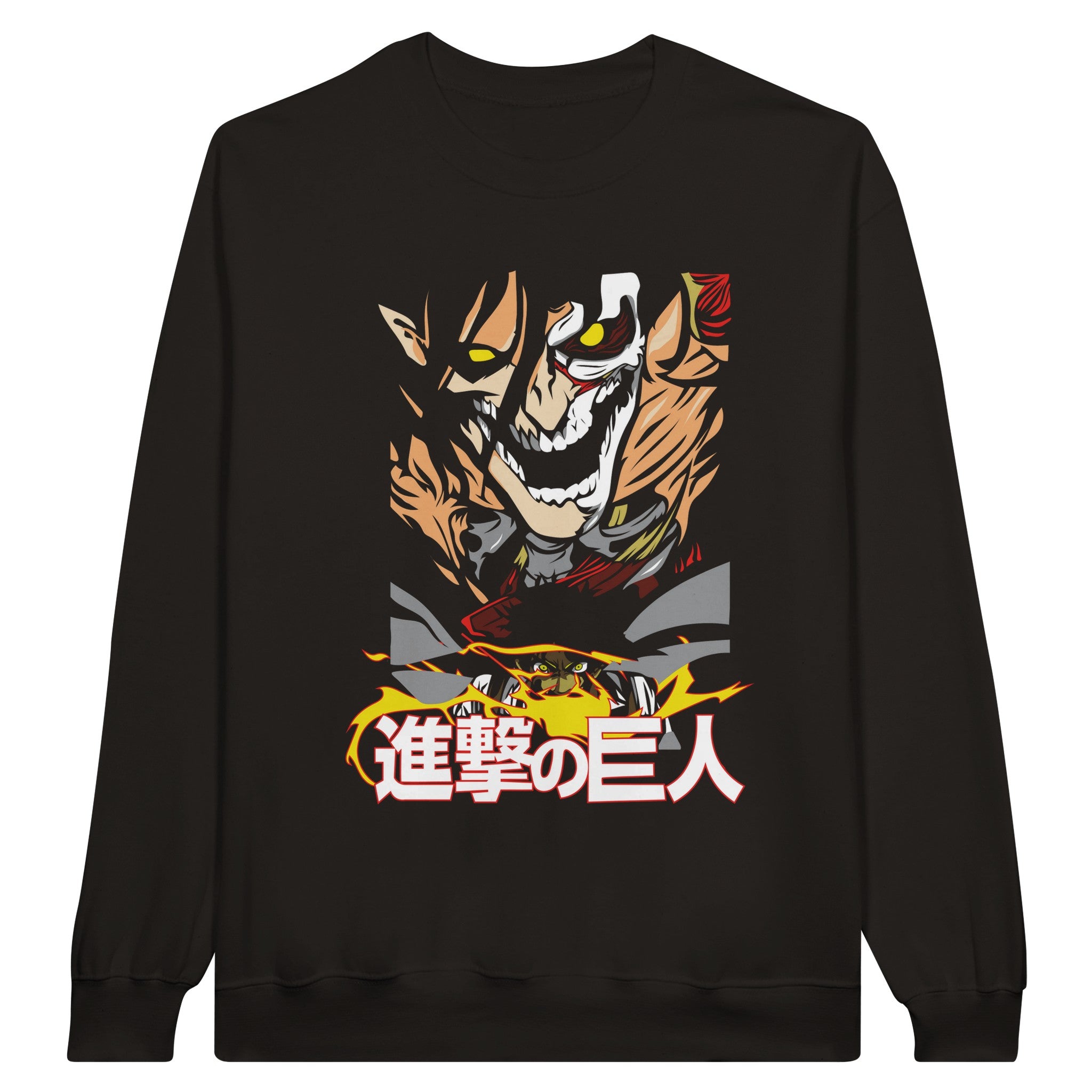 shop and buy attack on titan anime clothing erens titan sweatshirt/longsleeve/jumper