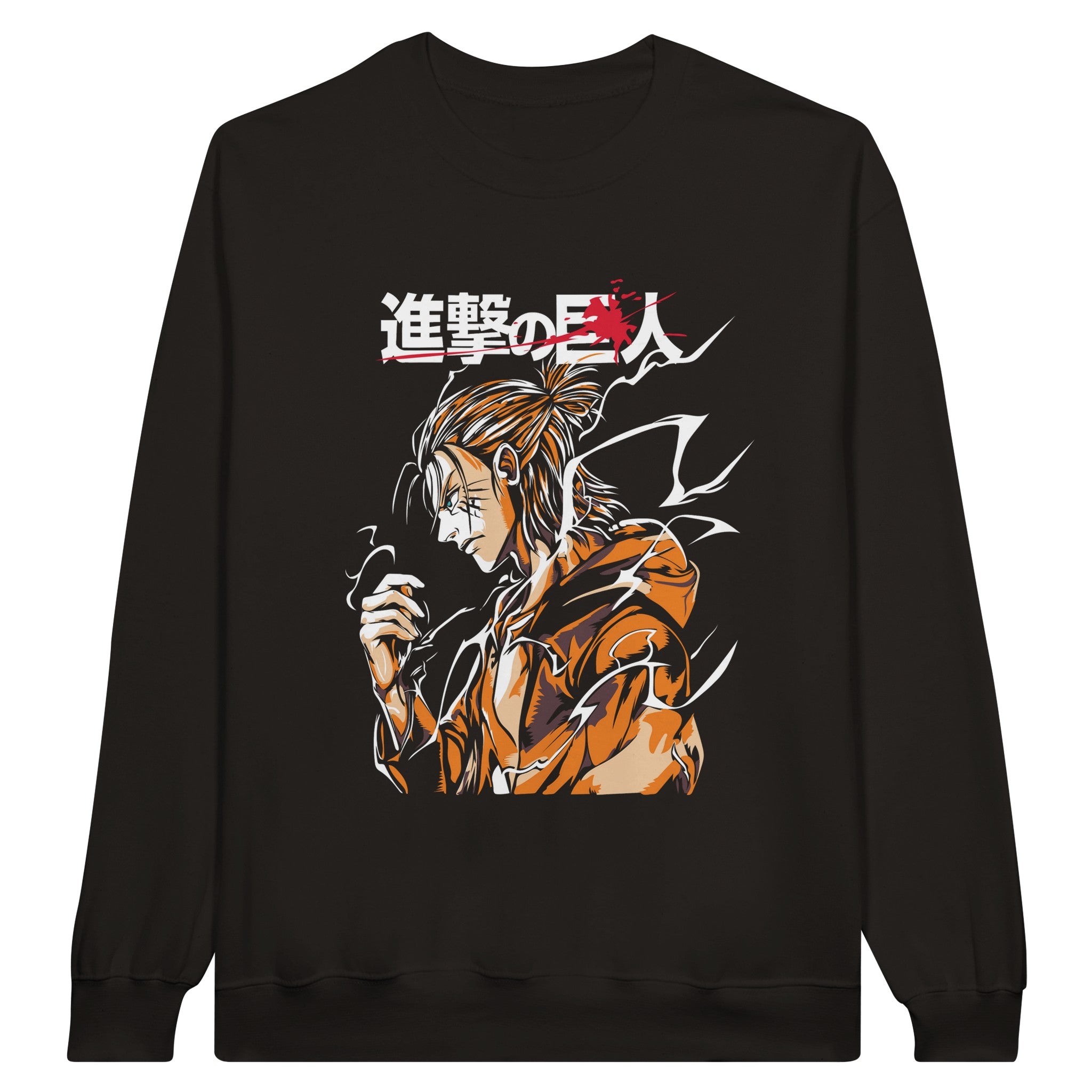 shop and buy attack on titan anime clothing eren yeager sweatshirt/jumper/longsleeve