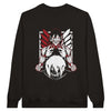Load image into Gallery viewer, shop and buy attack on titan anime clothing erens titan sweatshirt/jumper/longsleeve