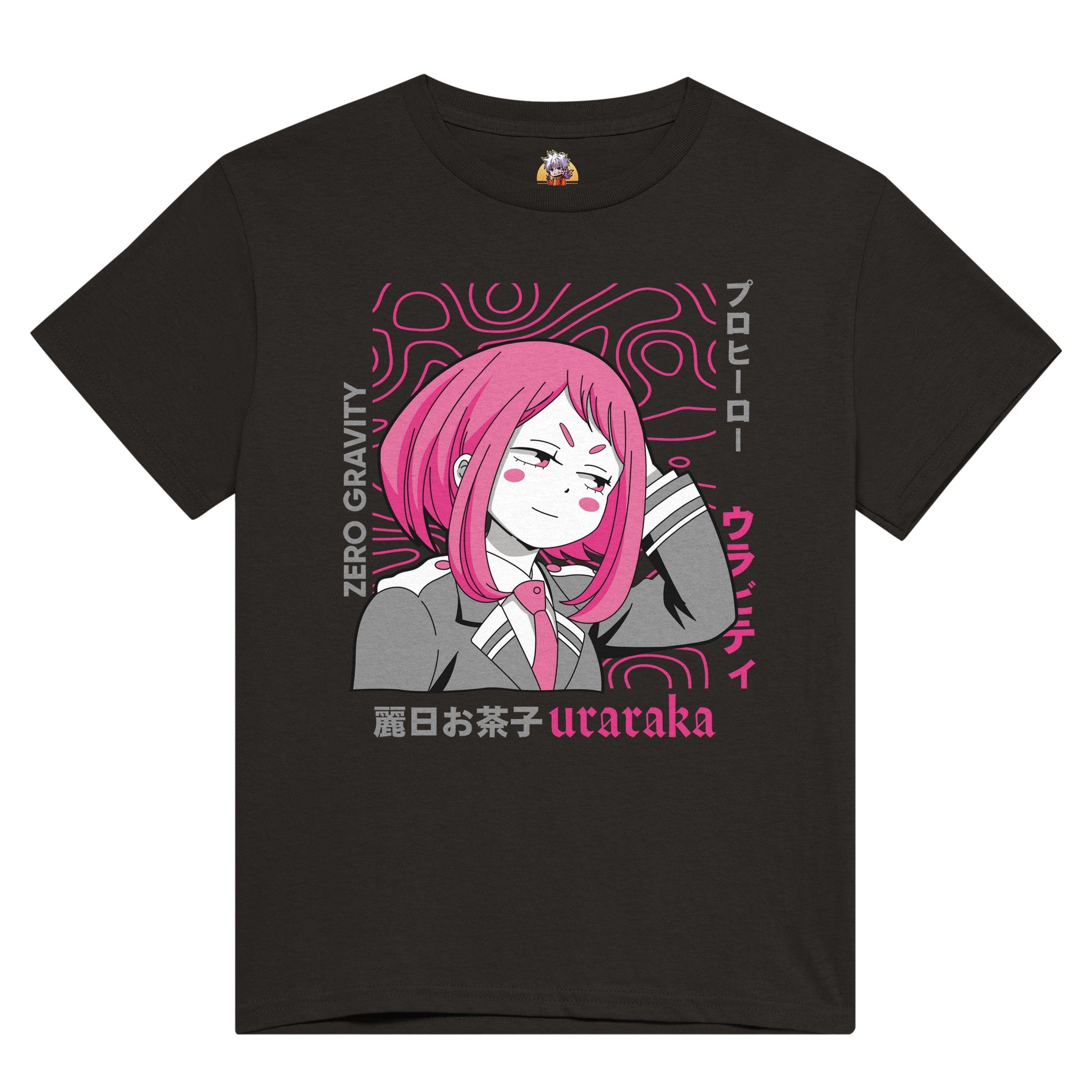 shop and buy my hero academia anime clothing uraraka t-shirt