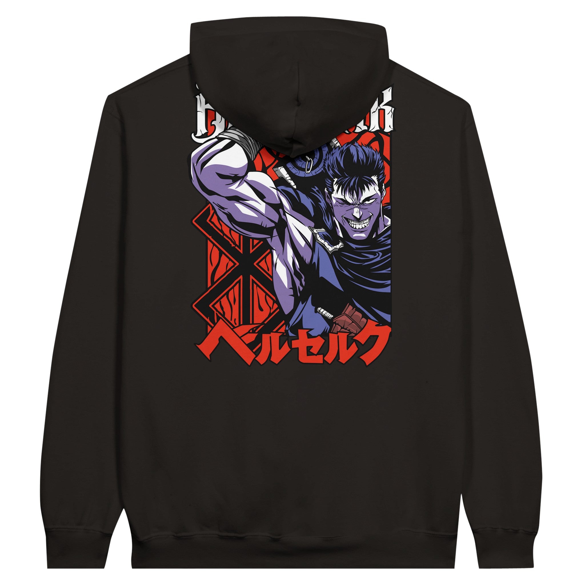 shop and buy berserk anime clothing guts hoodie