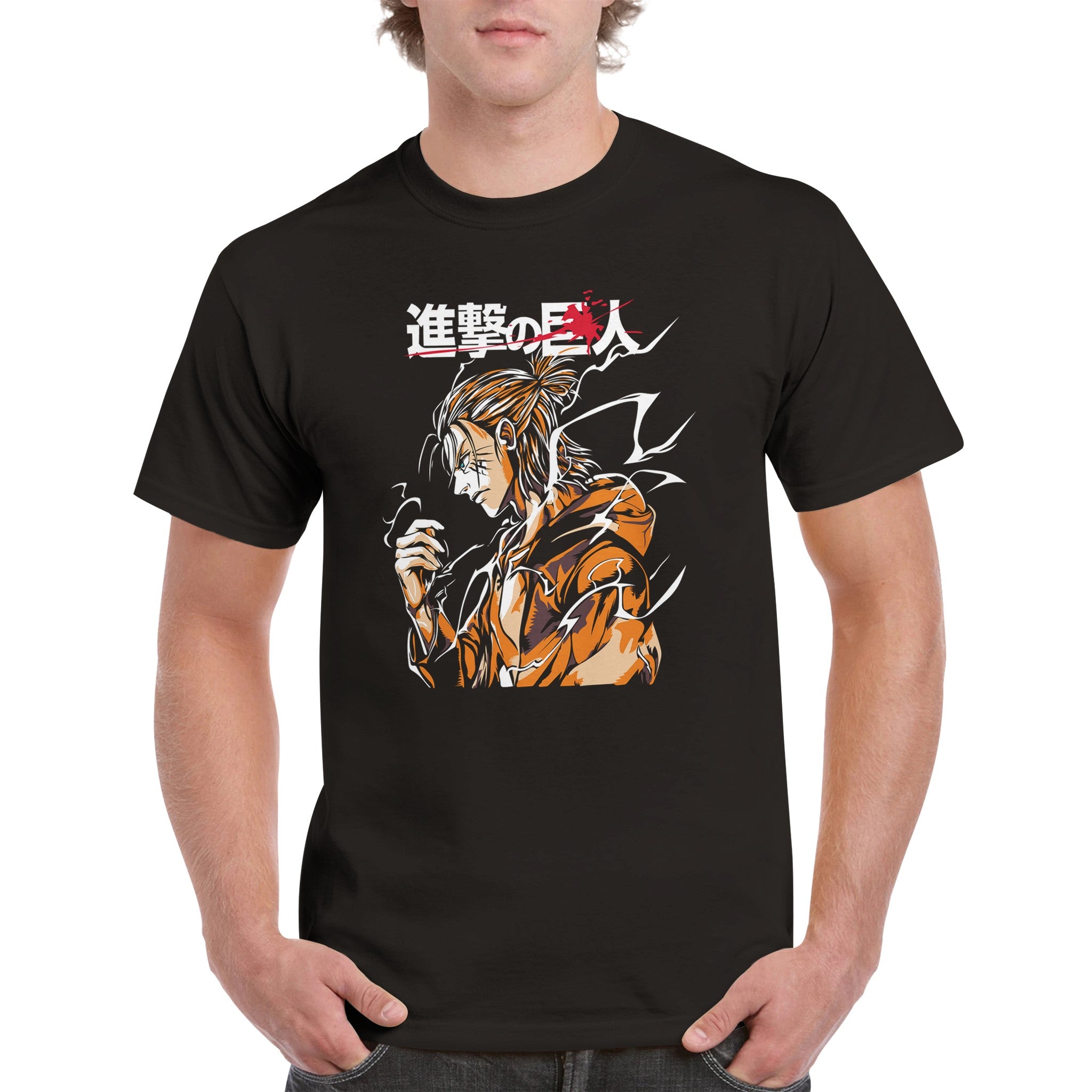 shop and buy attack on titan anime clothing eren yeager t-shirt