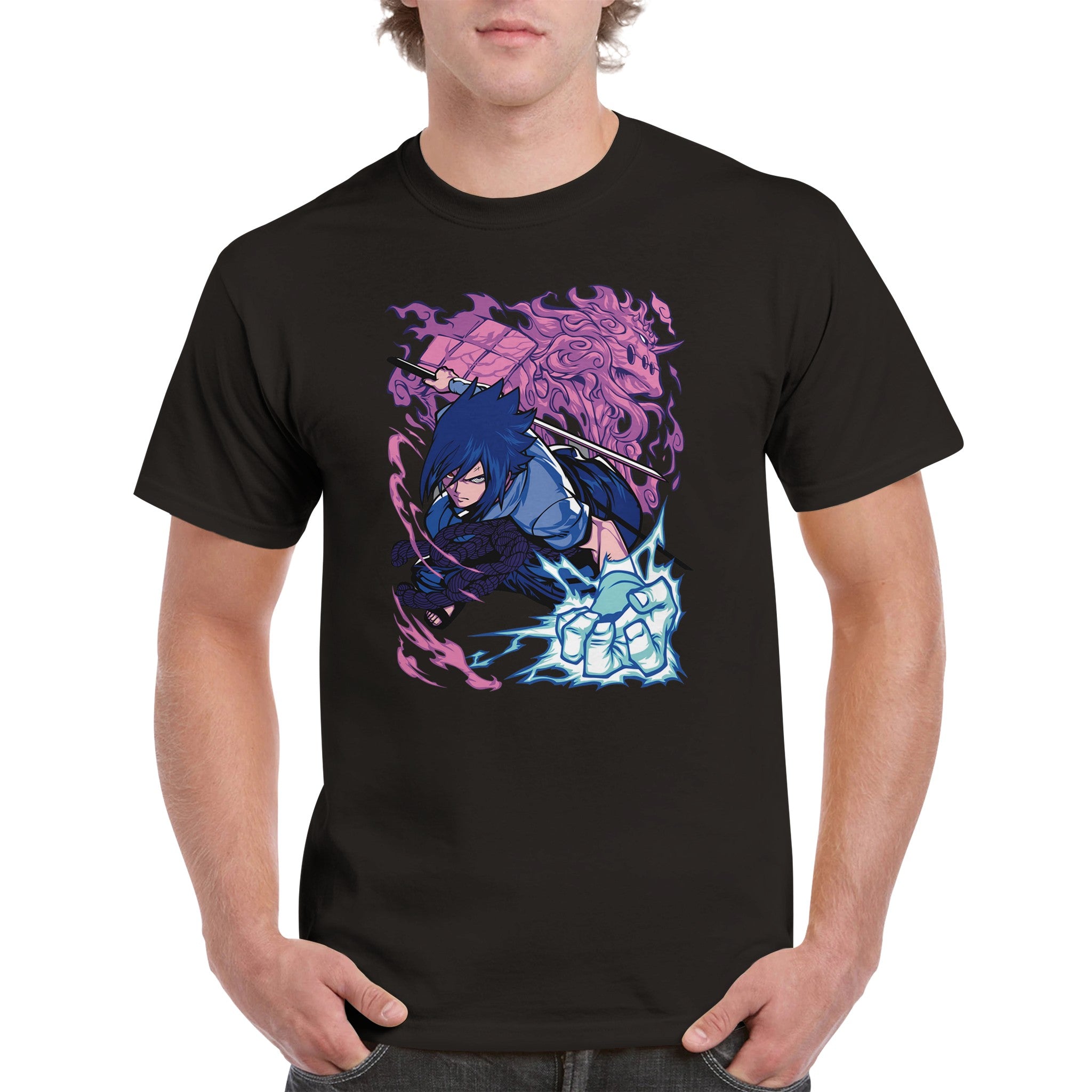 shop and buy naruto anime clothing sasuke uchiha t-shirt