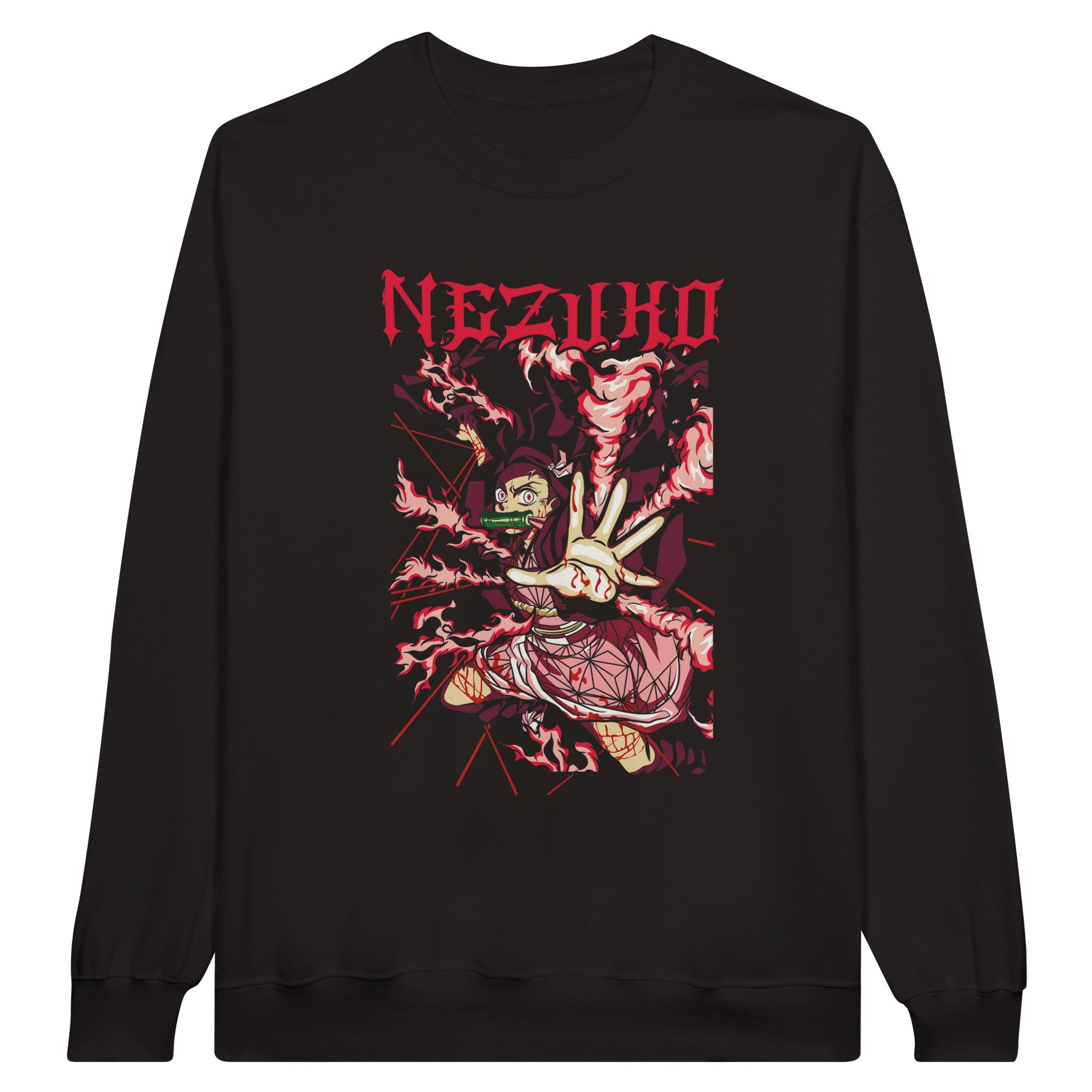 shop and buy demon slayer anime clothing nezuko sweatshirt/jumper/longsleeve