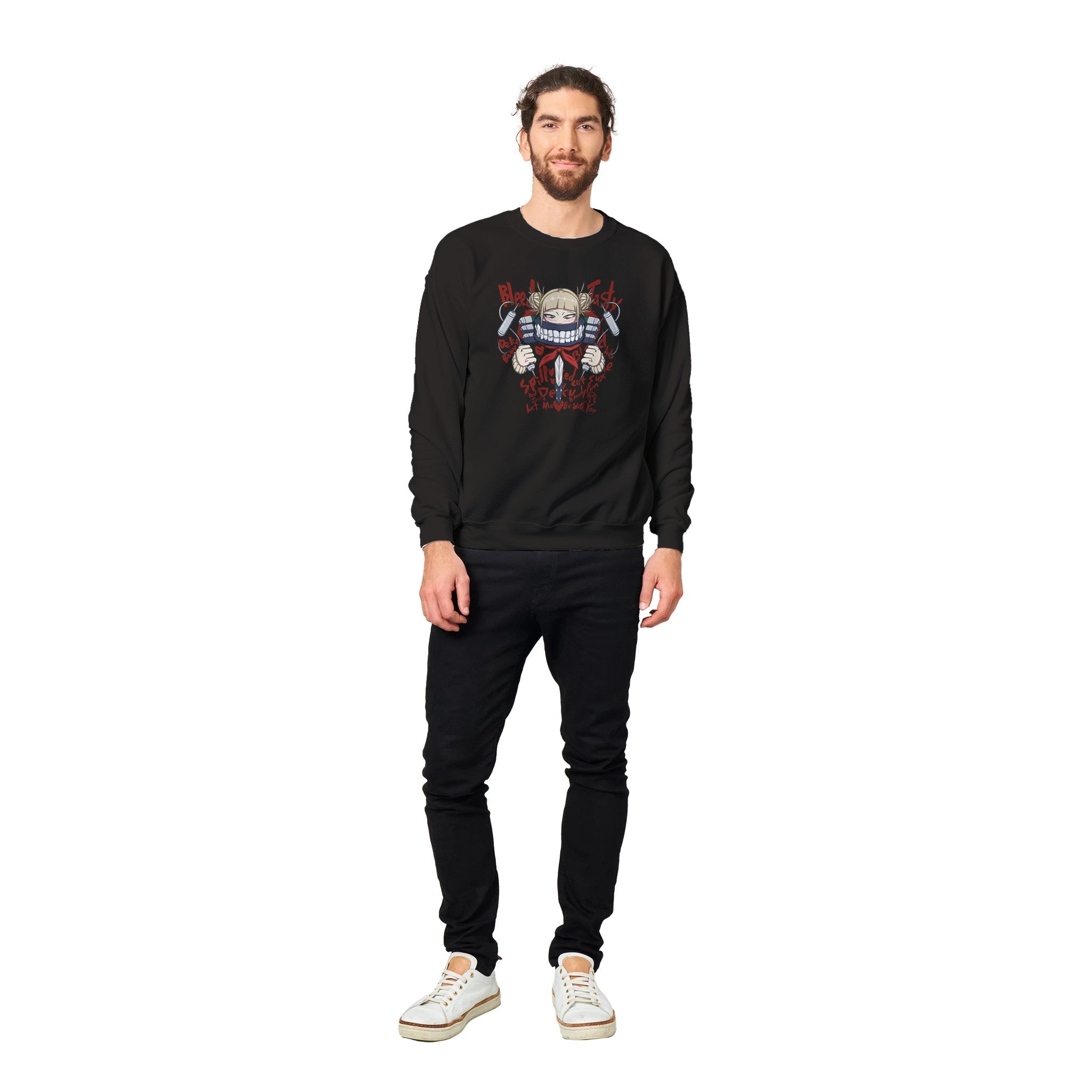 shop and buy my hero academia anime clothing toga himiko sweatshirt/longsleeve/jumpers