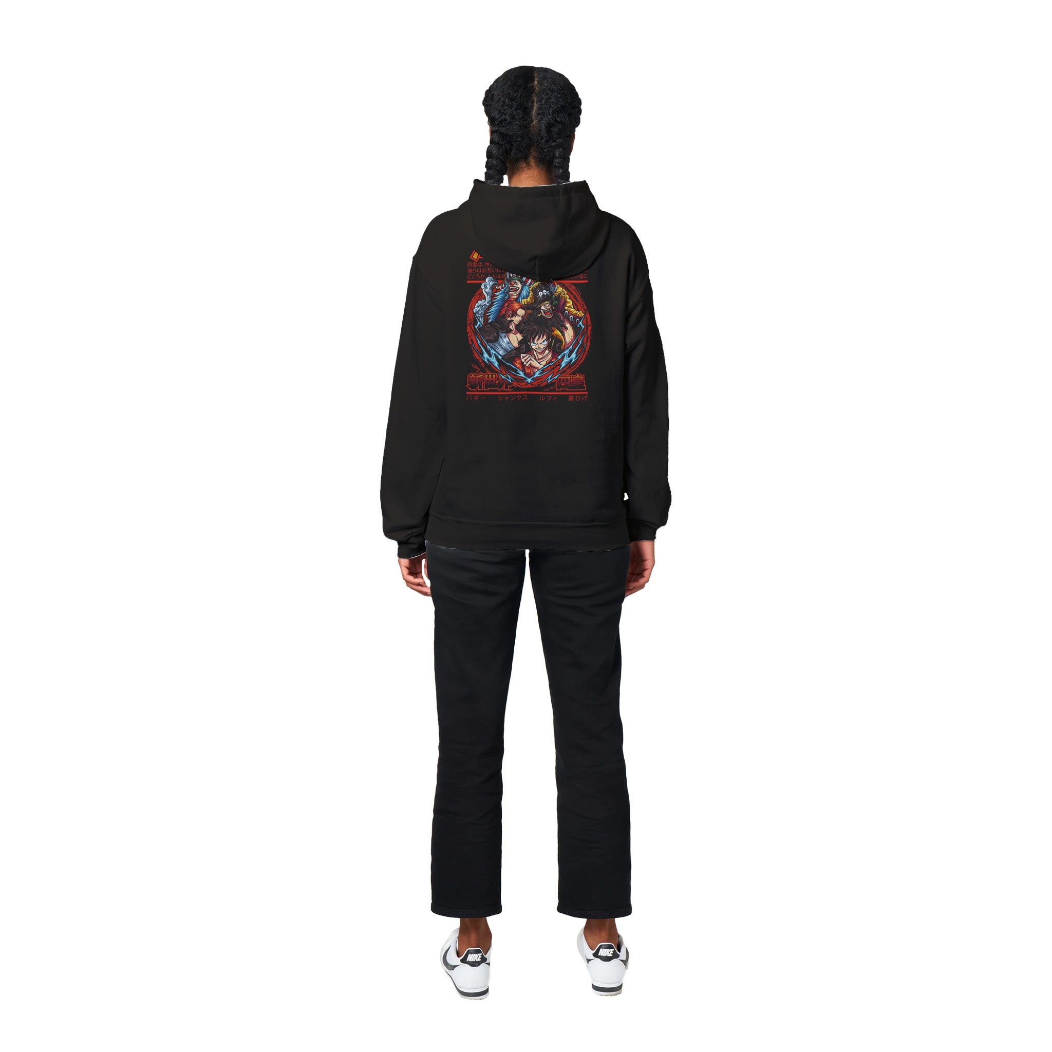 shop and buy One Piece Luffy anime clothing hoodie