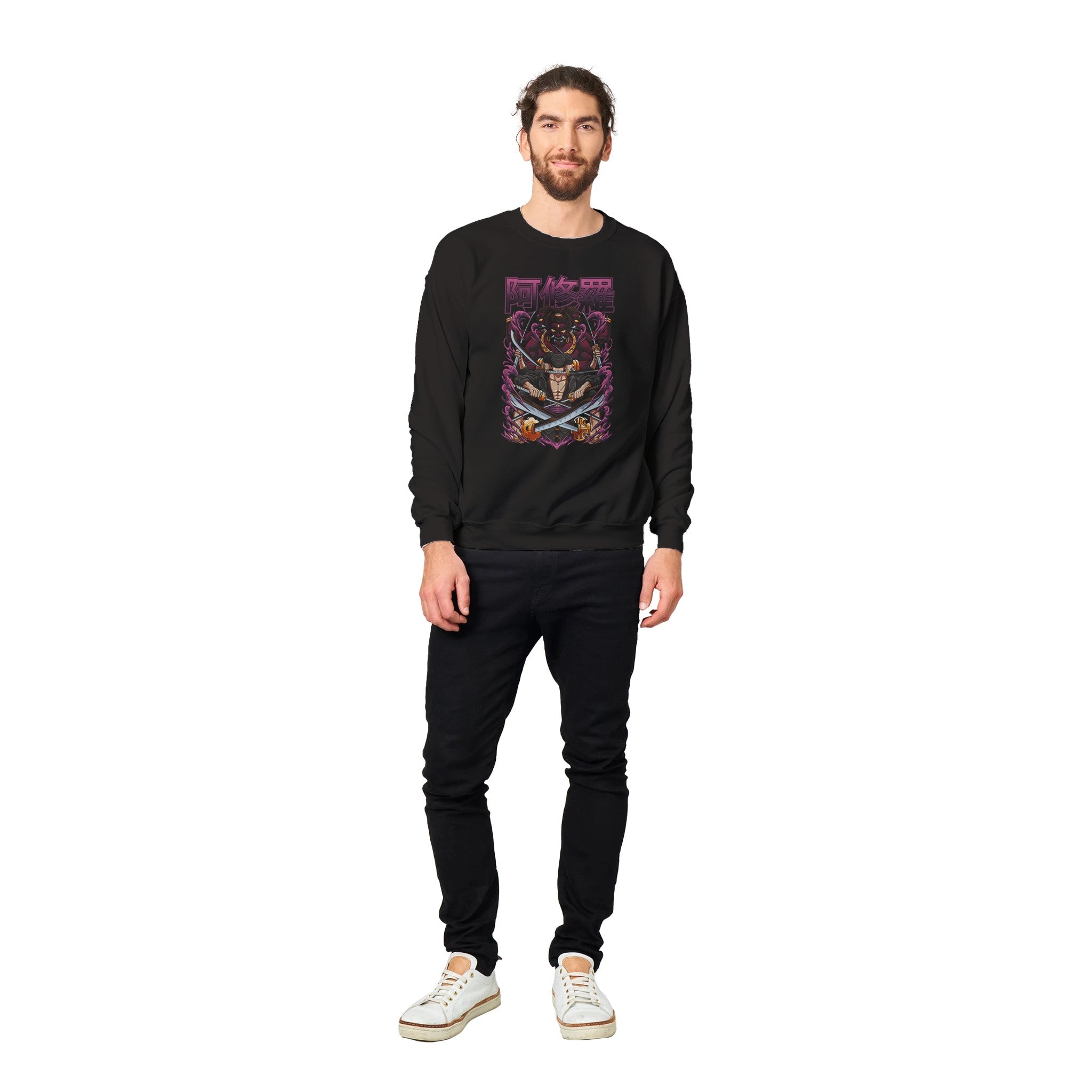 shop and buy one piece zoro anime clothing sweatshirt/jumper