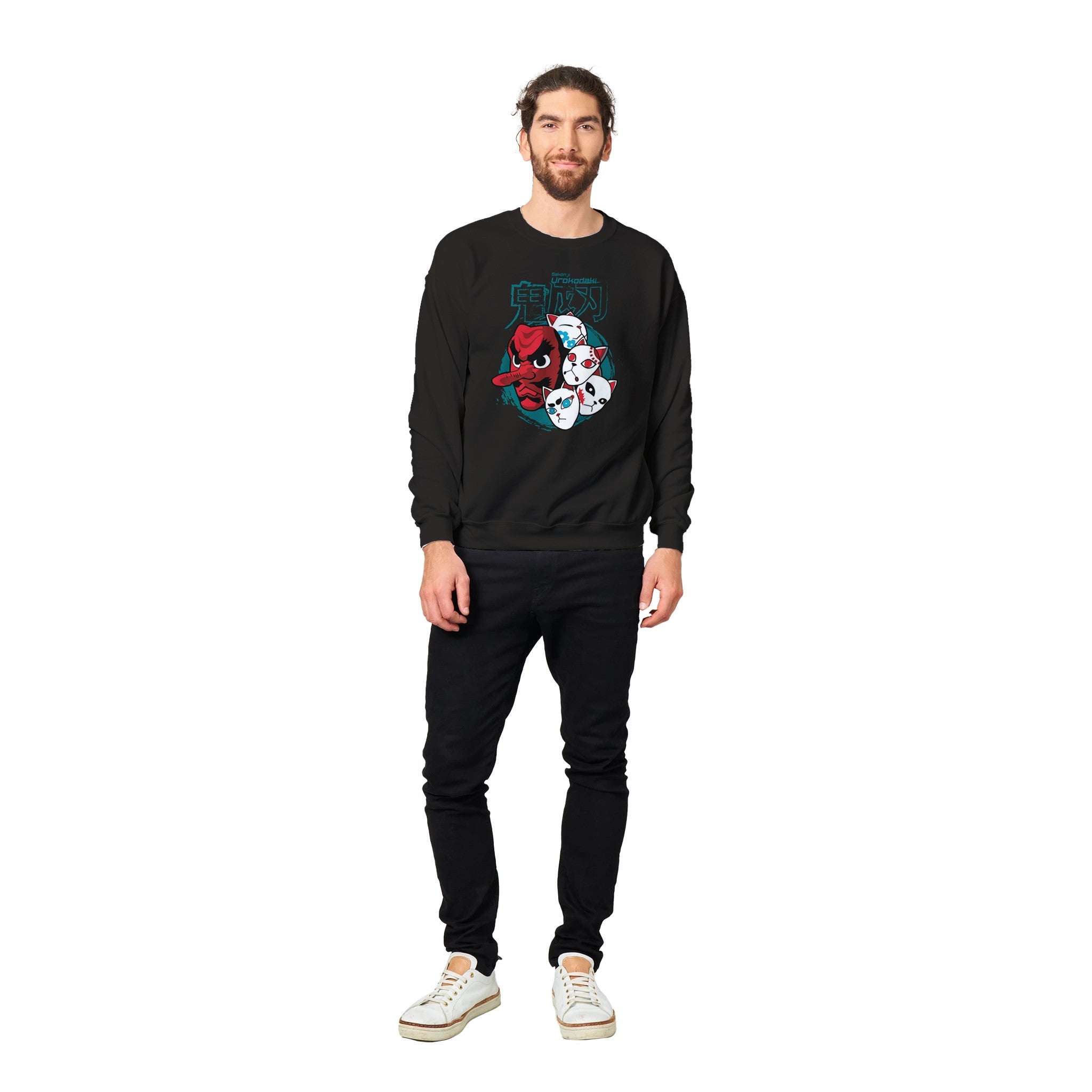 shop and buy demon slayer anime clothing Urokodaki sweatshirt/jumper/longsleeve