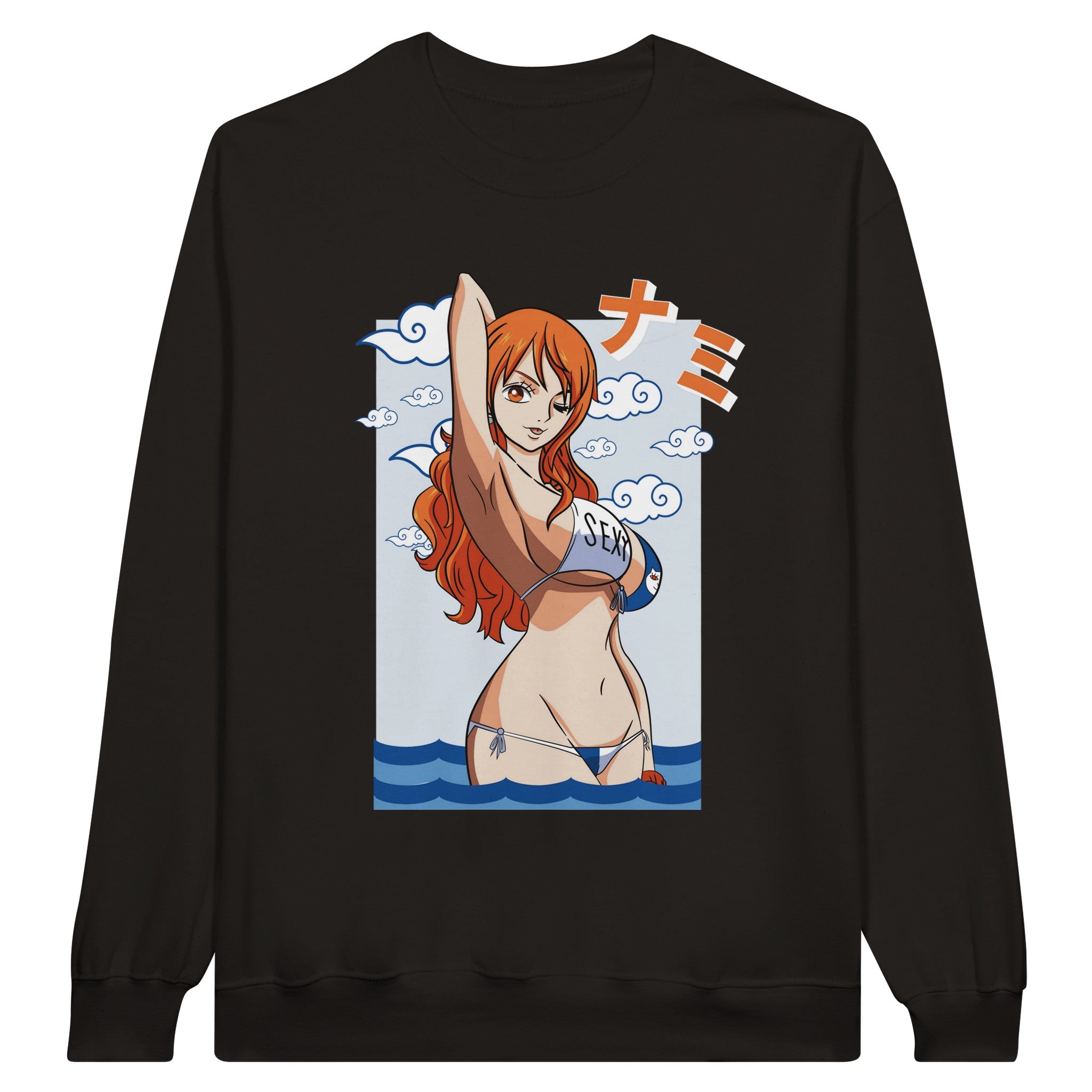 shop and buy one piece anime clothing nami sweatshirt/jumper/longsleeve