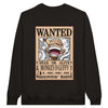 Load image into Gallery viewer, shop and buy one piece anime clothing luffy gear 5 wanted poster sweatshirt/jumper/longsleeve