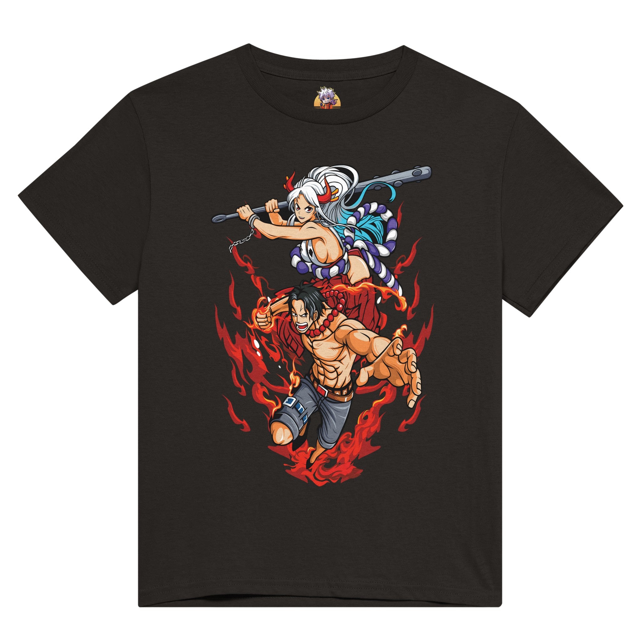 shop and buy one piece anime clothing ace and yamato t-shirt/short sleeve