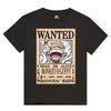 shop and buy one piece anime clothing luffy gear 5 wanted poster t-shirt