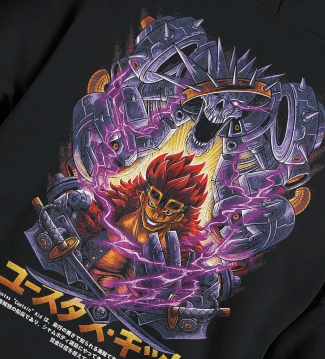 shop and buy One Piece anime hoodie eustass kid