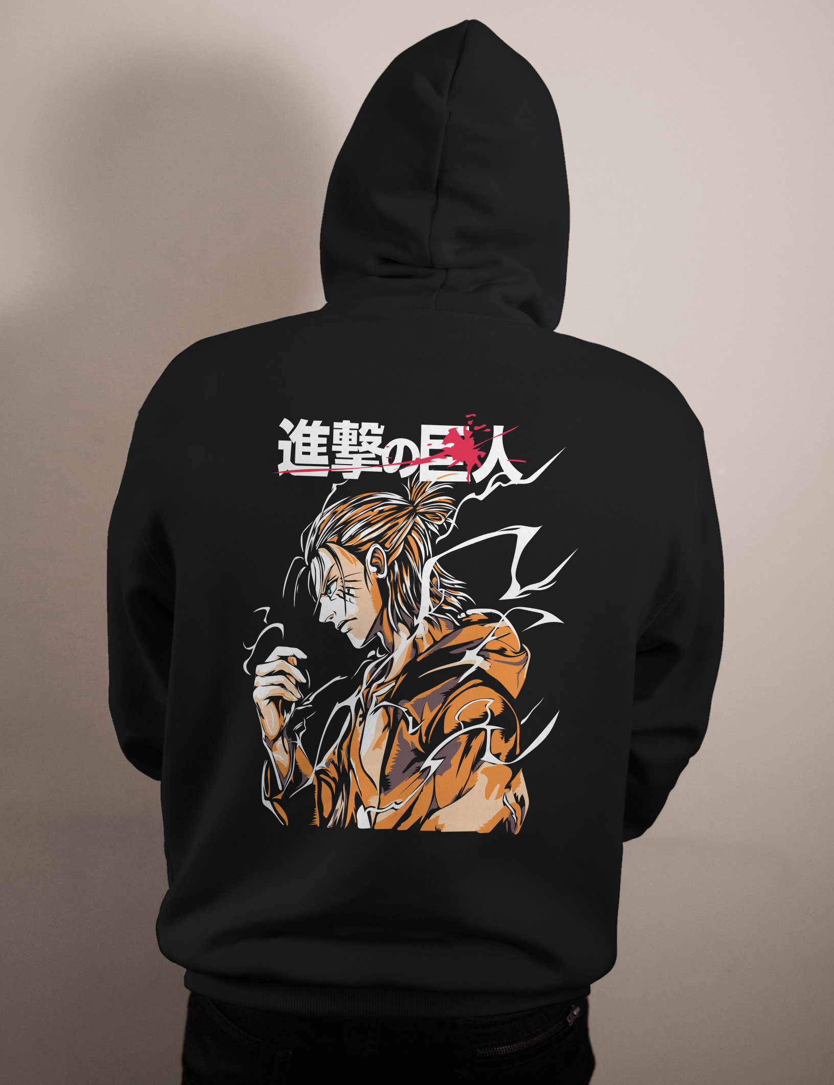shop and buy attack on titan anime clothing eren yeager hoodie