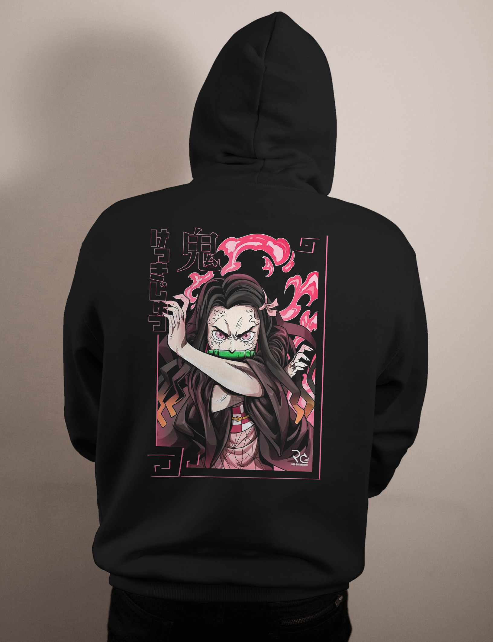 shop and buy demon slayer anime clothing nezuko hoodie