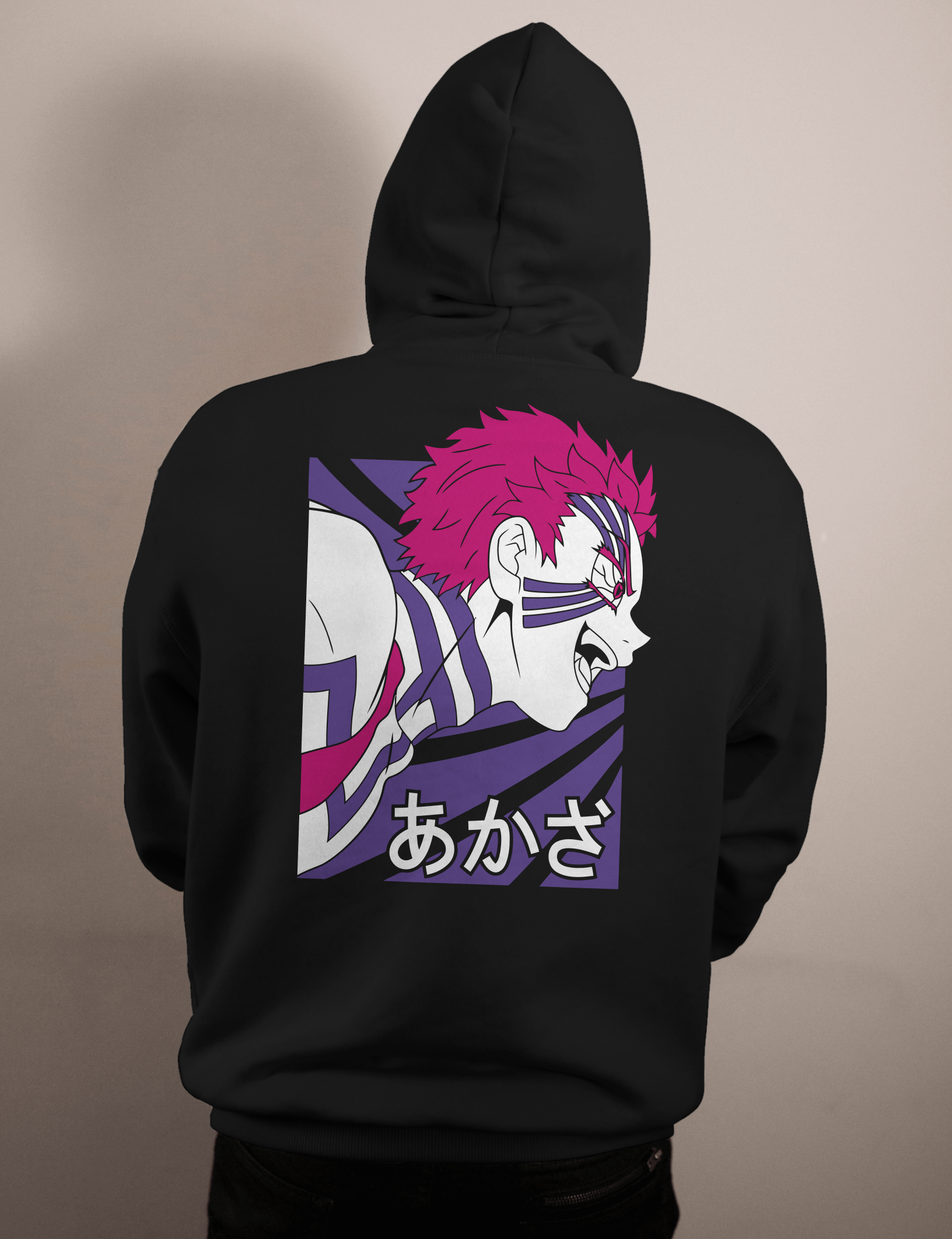 shop and buy demon slayer anime clothing akaza hoodie