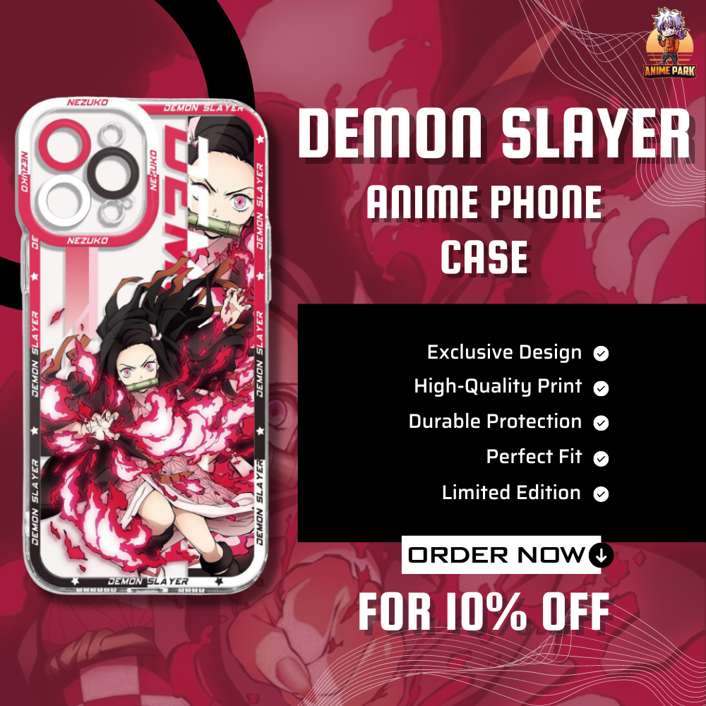 shop and buy demon slayer anime nezuko phone case