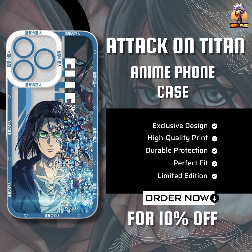 shop and buy attack on titan eren phone case