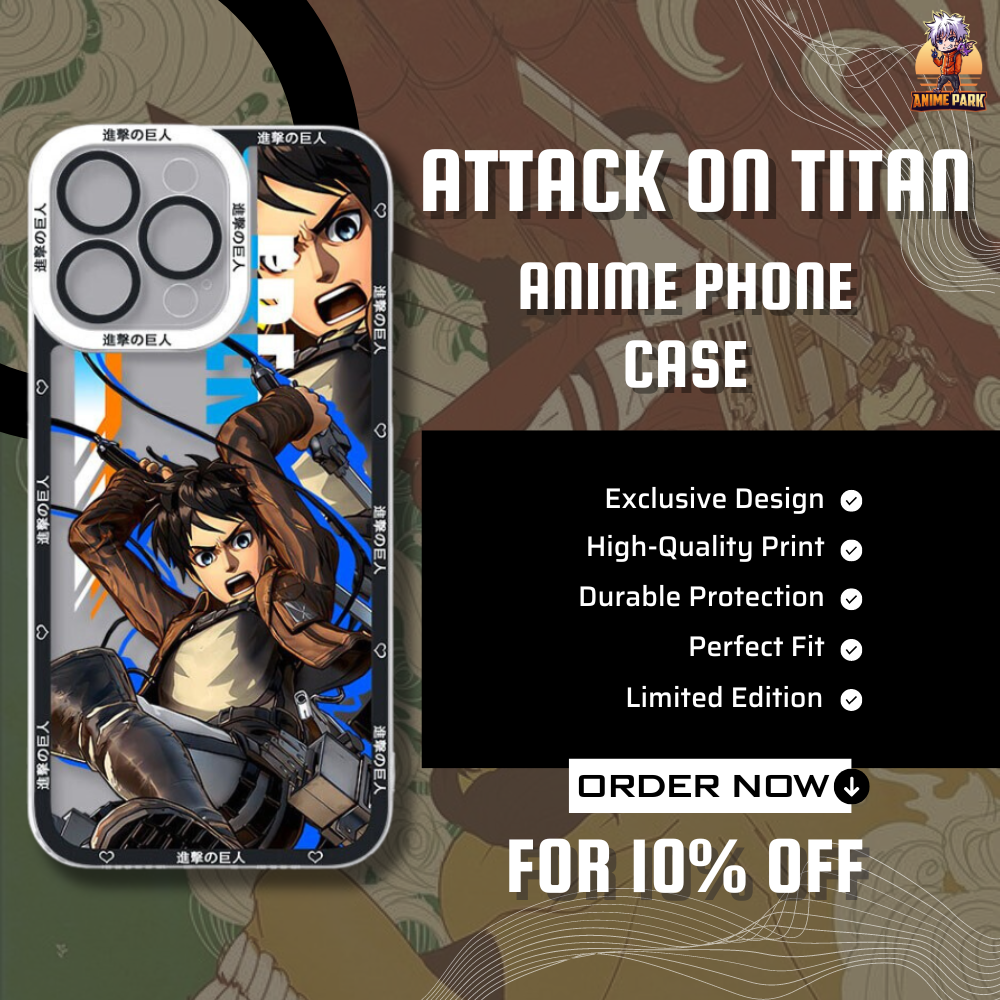 shop and buy attack on titan eren phone case