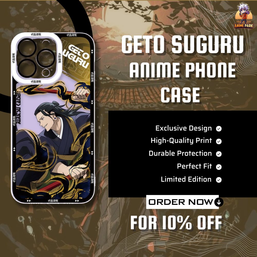 shop and buy jujutsu kaisen geto anime phone case for iphone