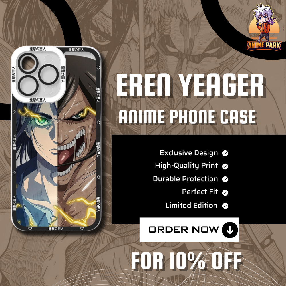 shop and buy attack on titan eren phone case