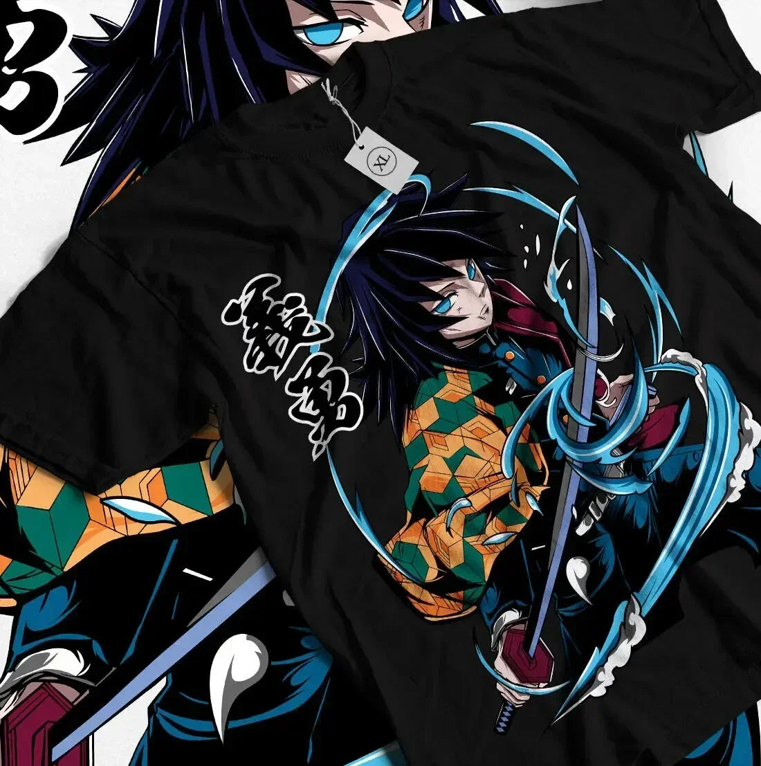 shop and buy demon slayer anime t shirt giyu tomioka water hashira