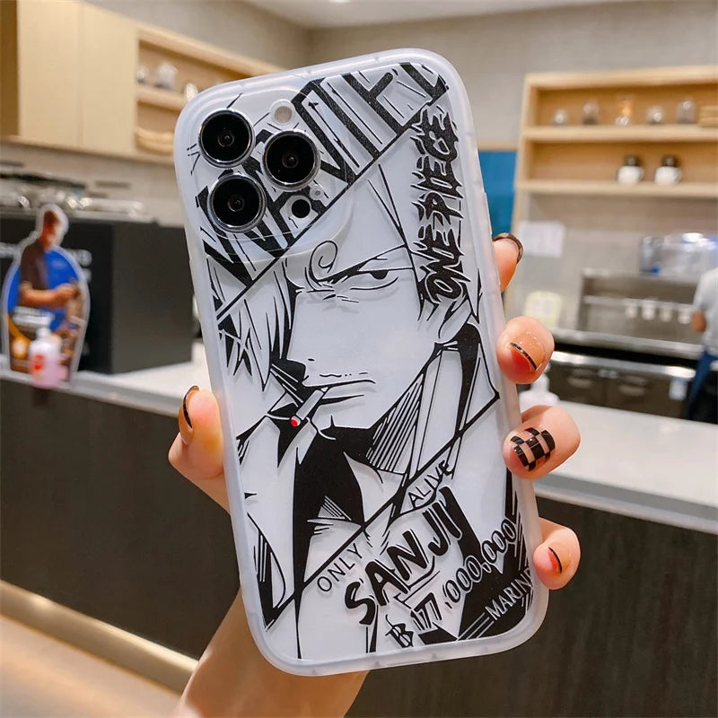 shop and buy one piece sanji anime phone case for iphone