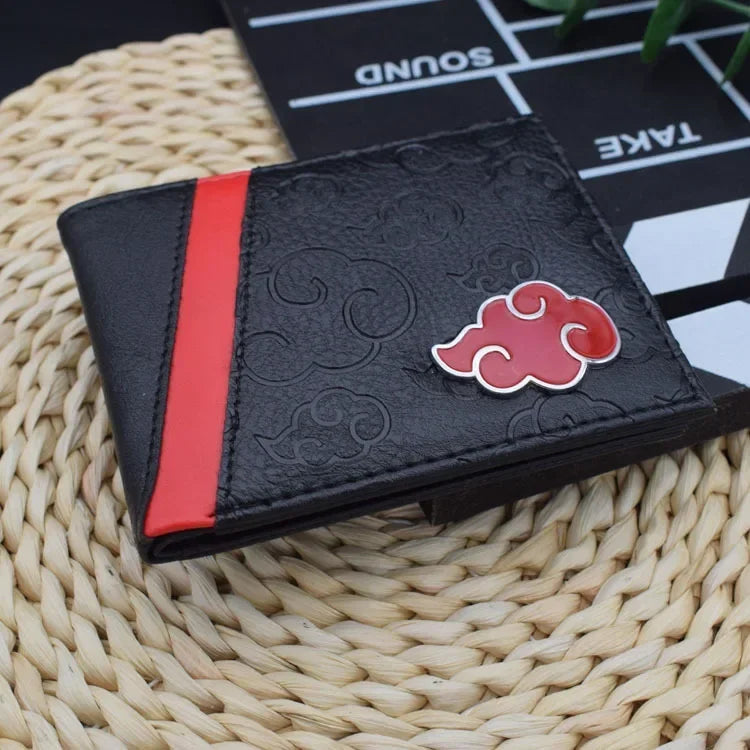 shop and buy naruto akatsuki red cloud wallet 