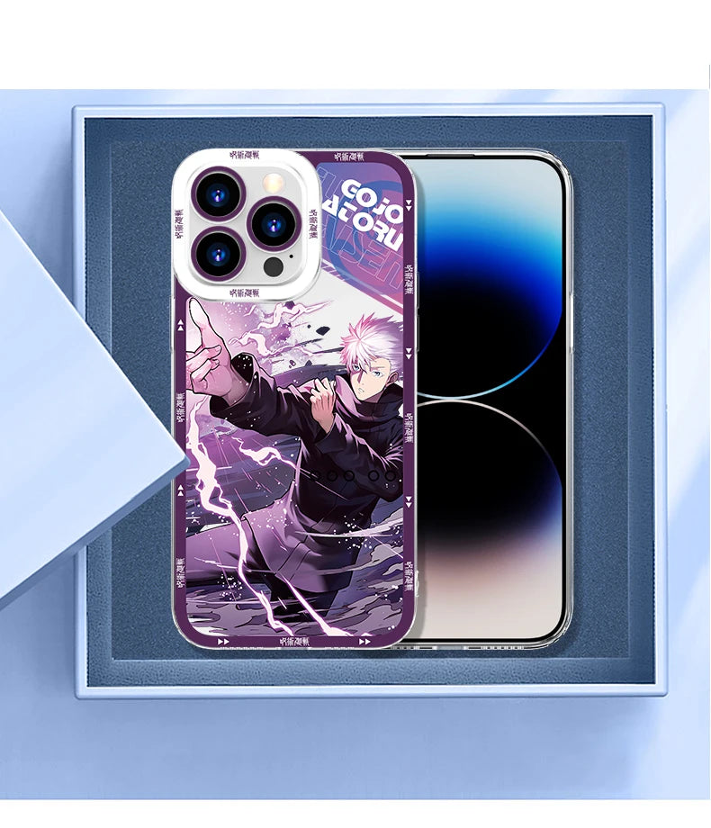 shop and buy jujutsu kaisen gojo anime phone case for iphone