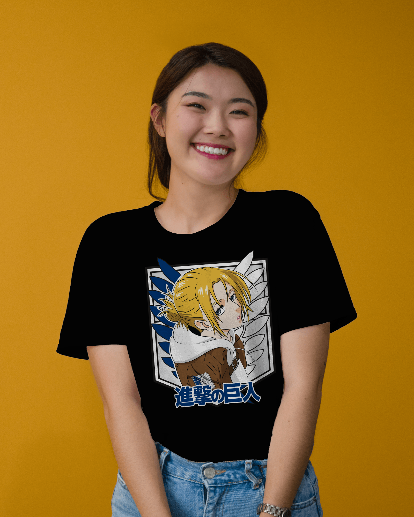 shop and buy attack on titan anime clothing annie t-shirt