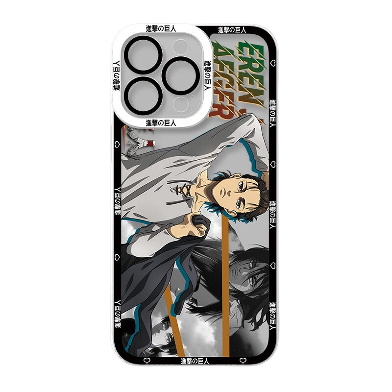 shop and buy attack on titan eren phone case