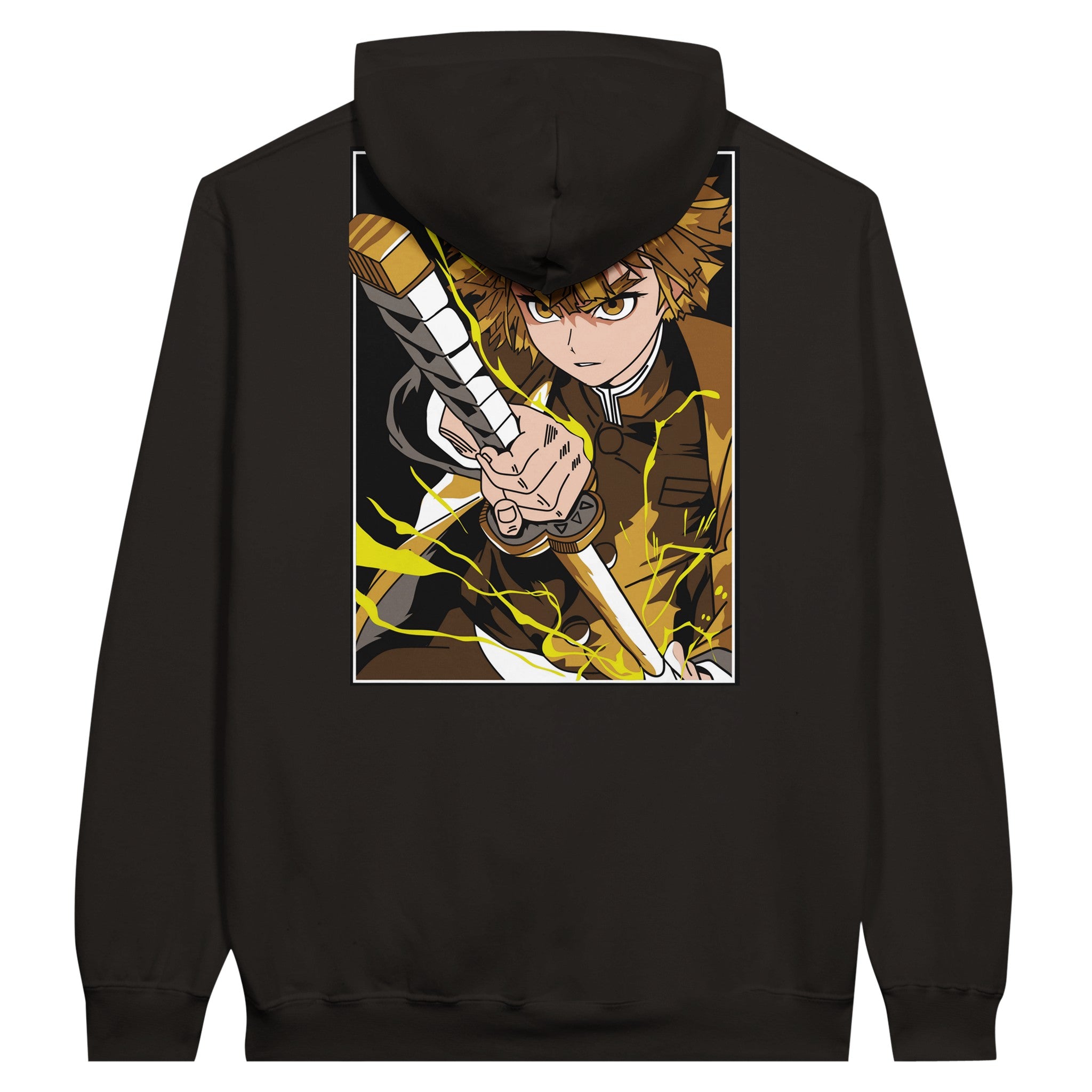 shop and buy demon slayer anime clothing zenitsu hoodie