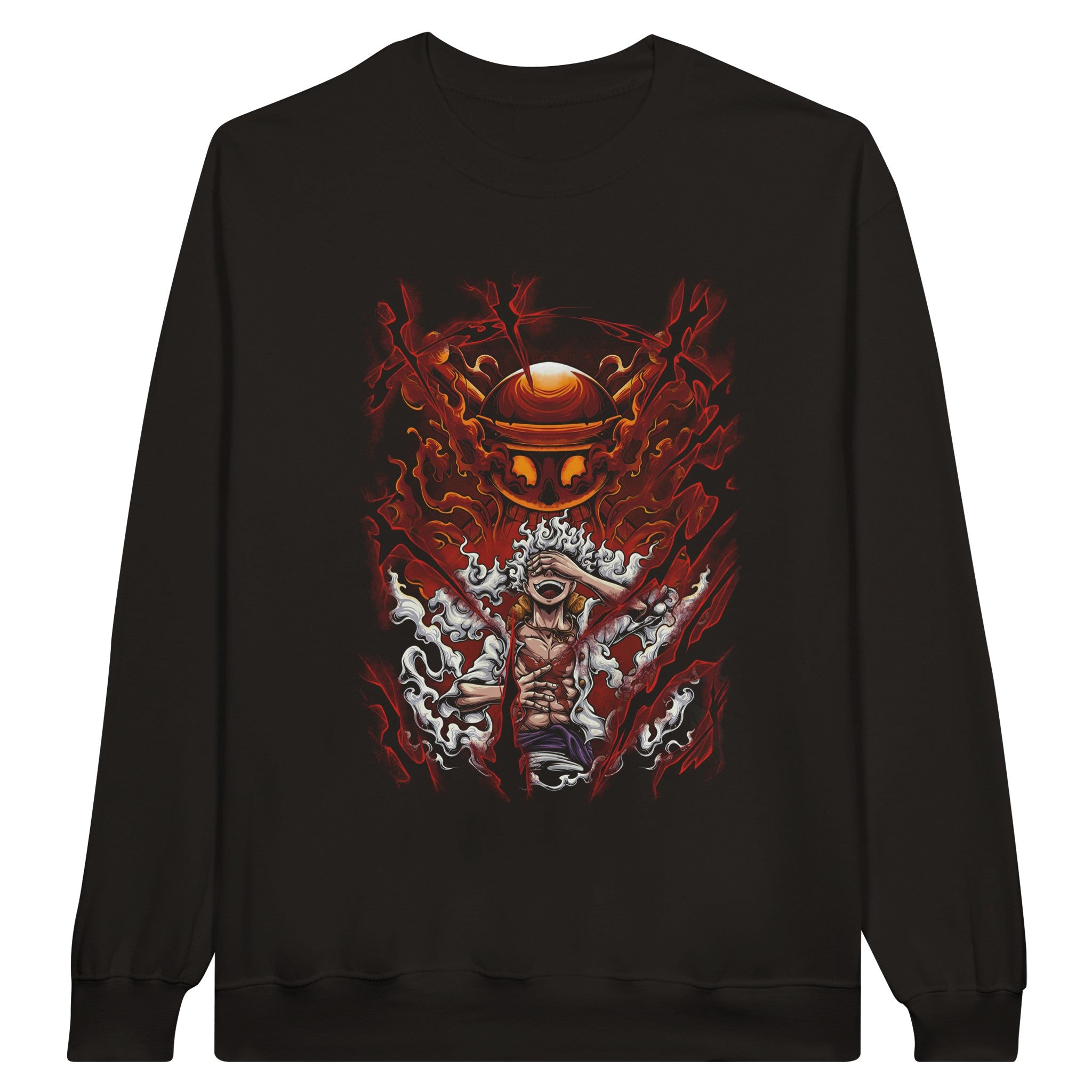 shop and buy luffy gear 5 anime clothing sweatshirt