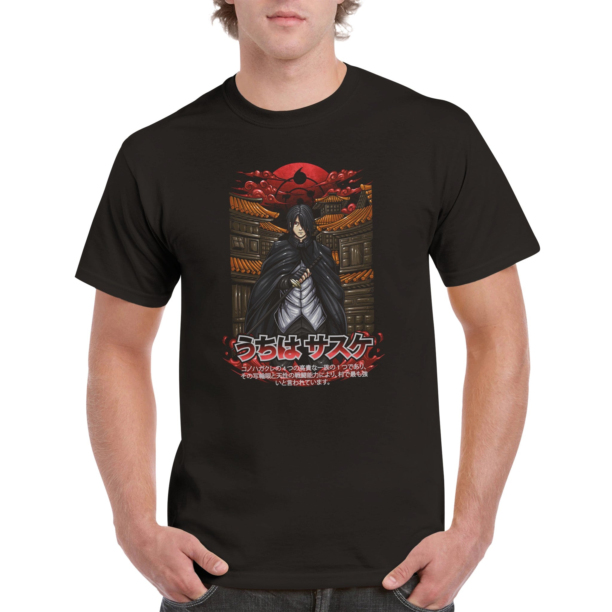 shop and buy naruto sasuke uchiha anime clothing t-shirt